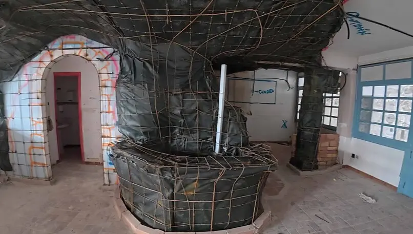 mini golf course construction lost island minigolf mallorca