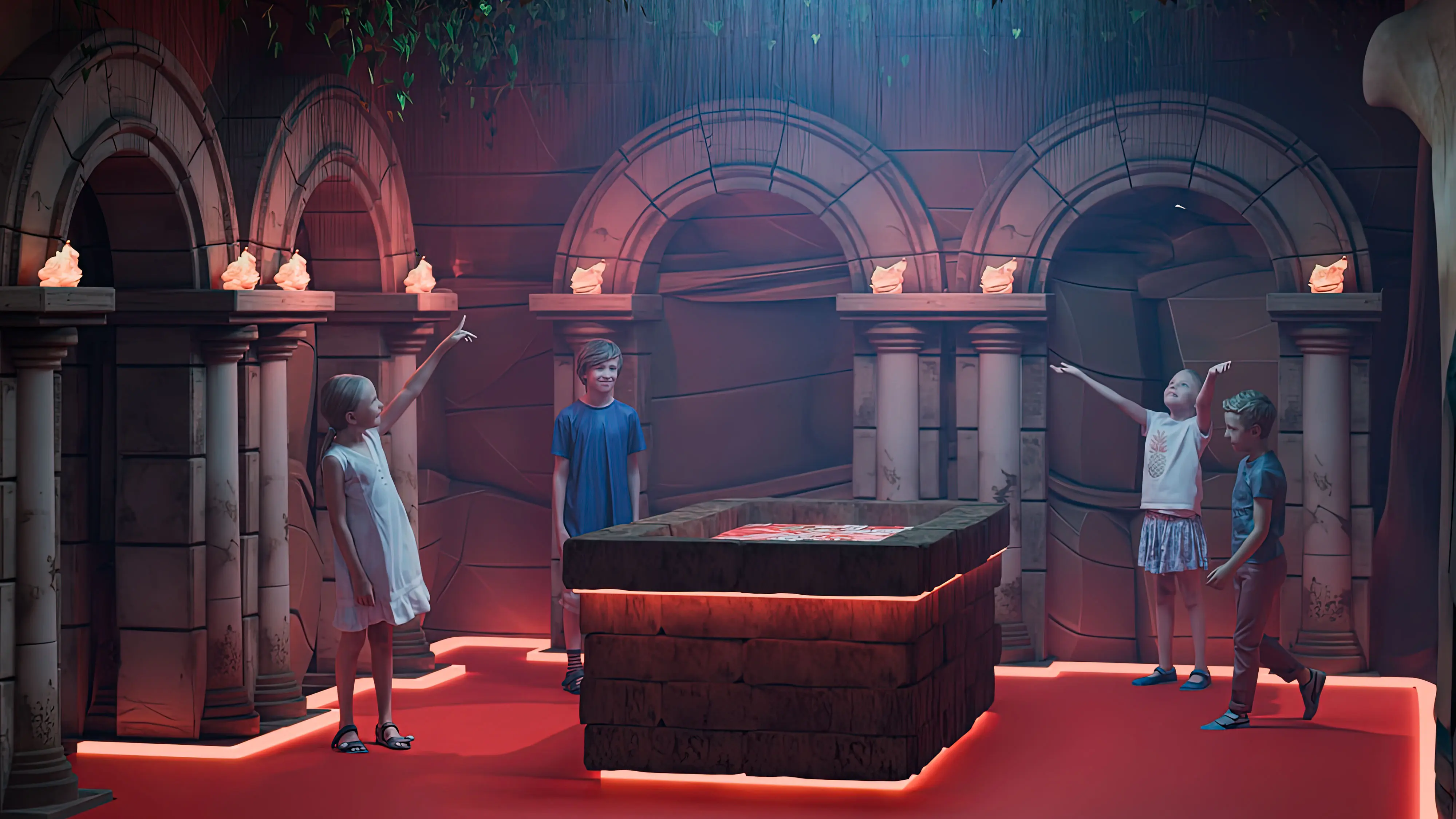 glow-in-the-dark mini golf design   blacklight mini golf construction