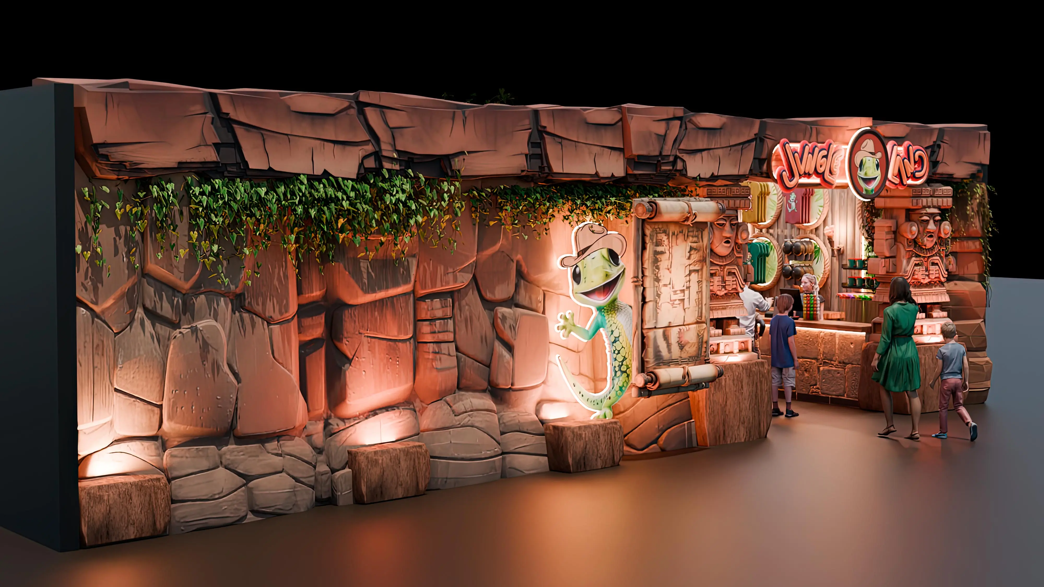 indoor mini golf layout planning   compact mini golf course design