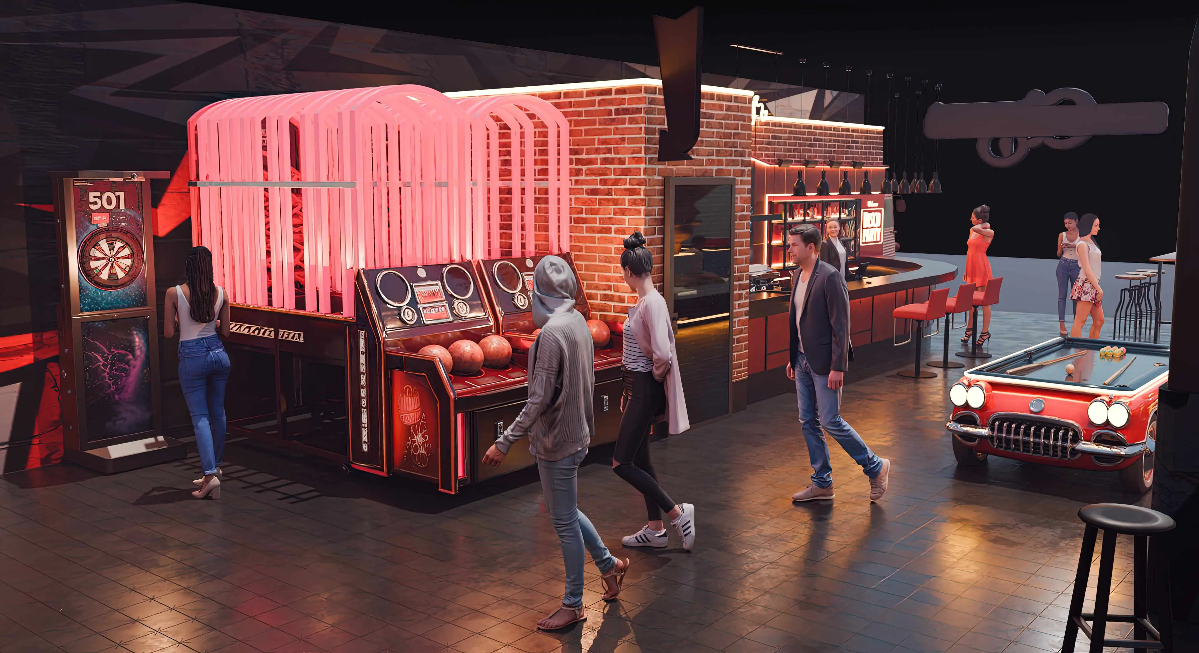 mini golf bar design   custom mini golf bar concepts