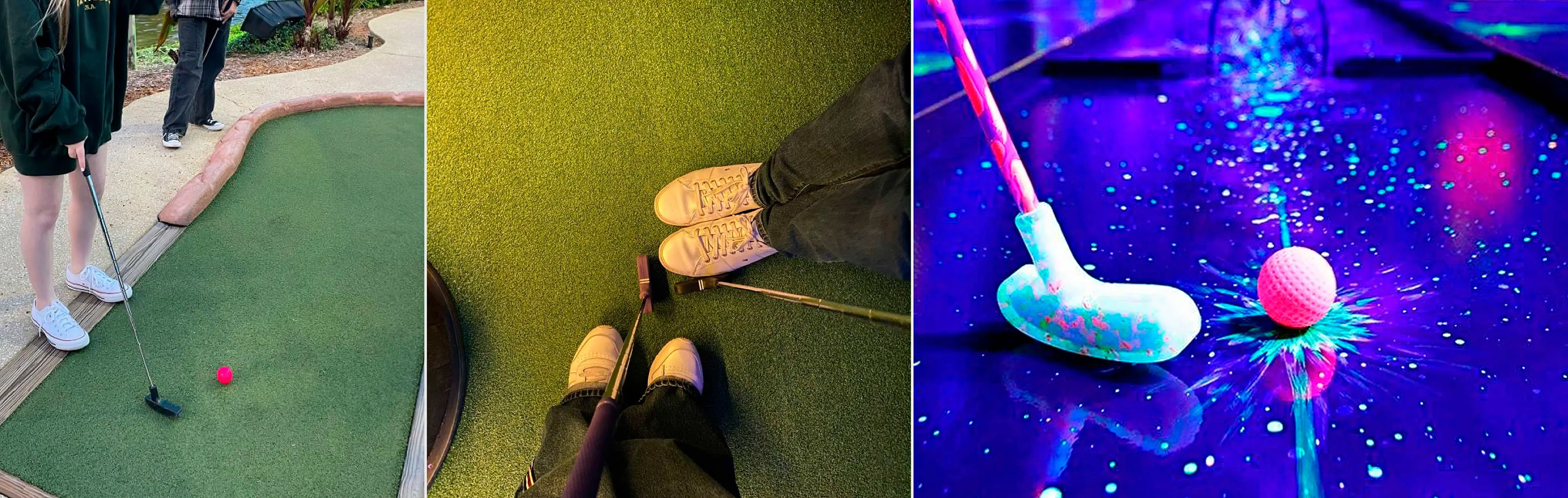 bar with mini golf integration   themed mini golf bar design