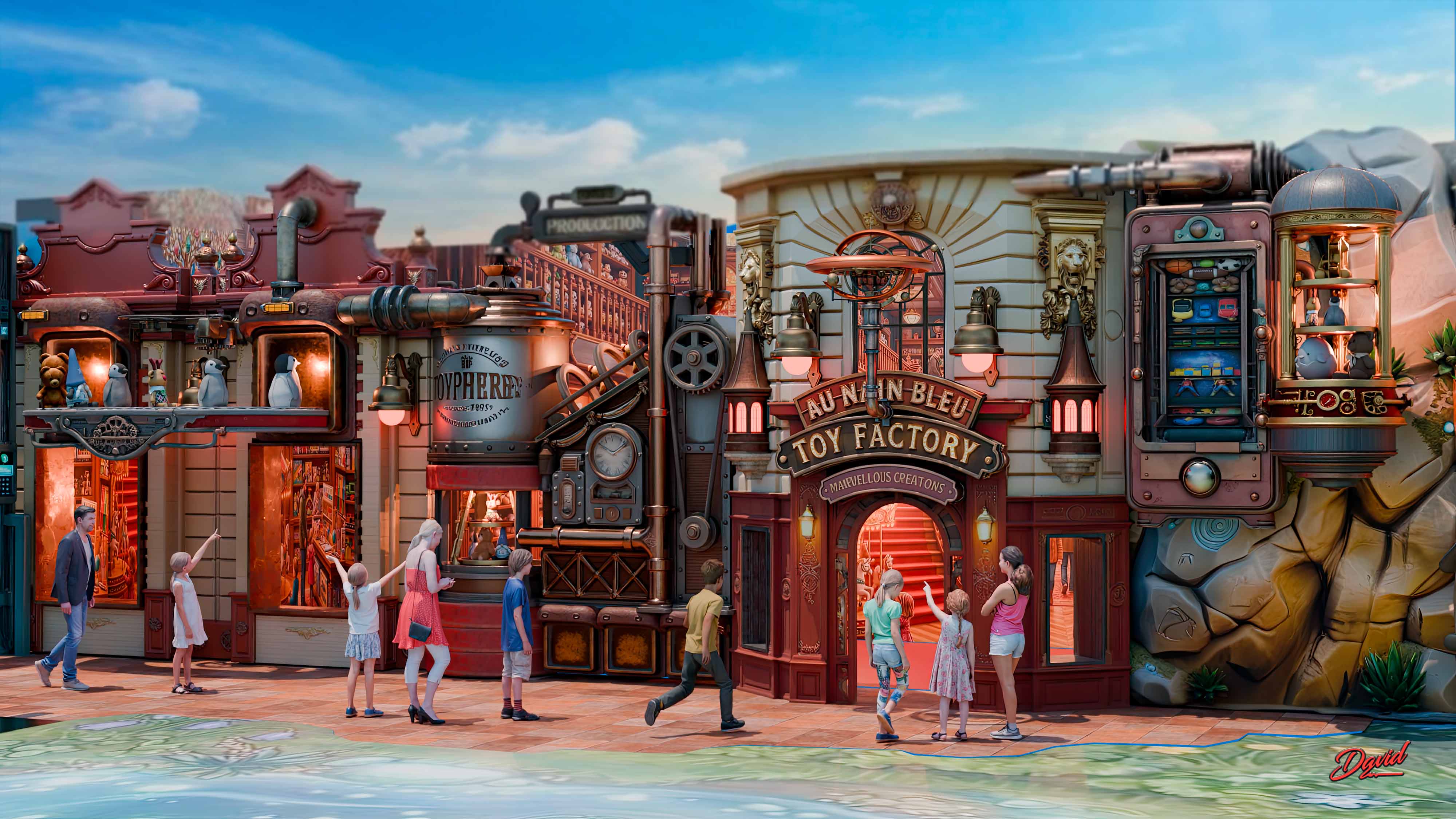 TOYSPHERE THEME PARK DESIGNED BY DAVID THEMING WORKS TOYSPHERE THEME PARK DESIGNED BY DAVID THEMING WORKS