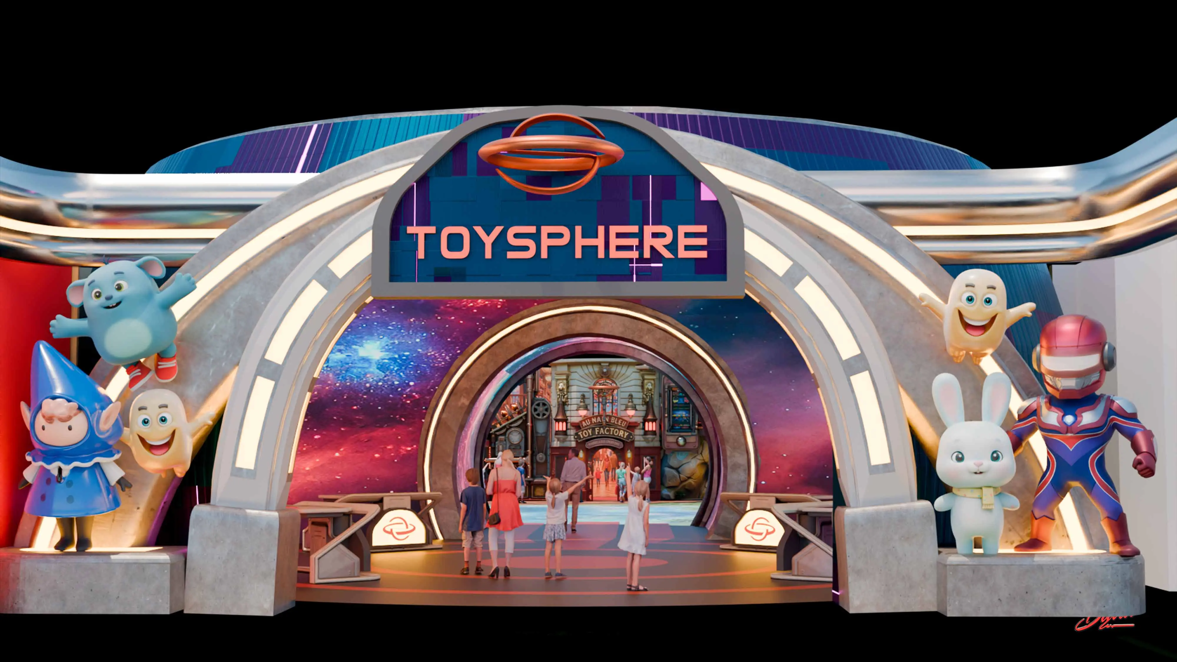 TOYSPHERE THEME PARK DESIGNED BY DAVID THEMING WORKS TOYSPHERE THEME PARK DESIGNED BY DAVID THEMING WORKS