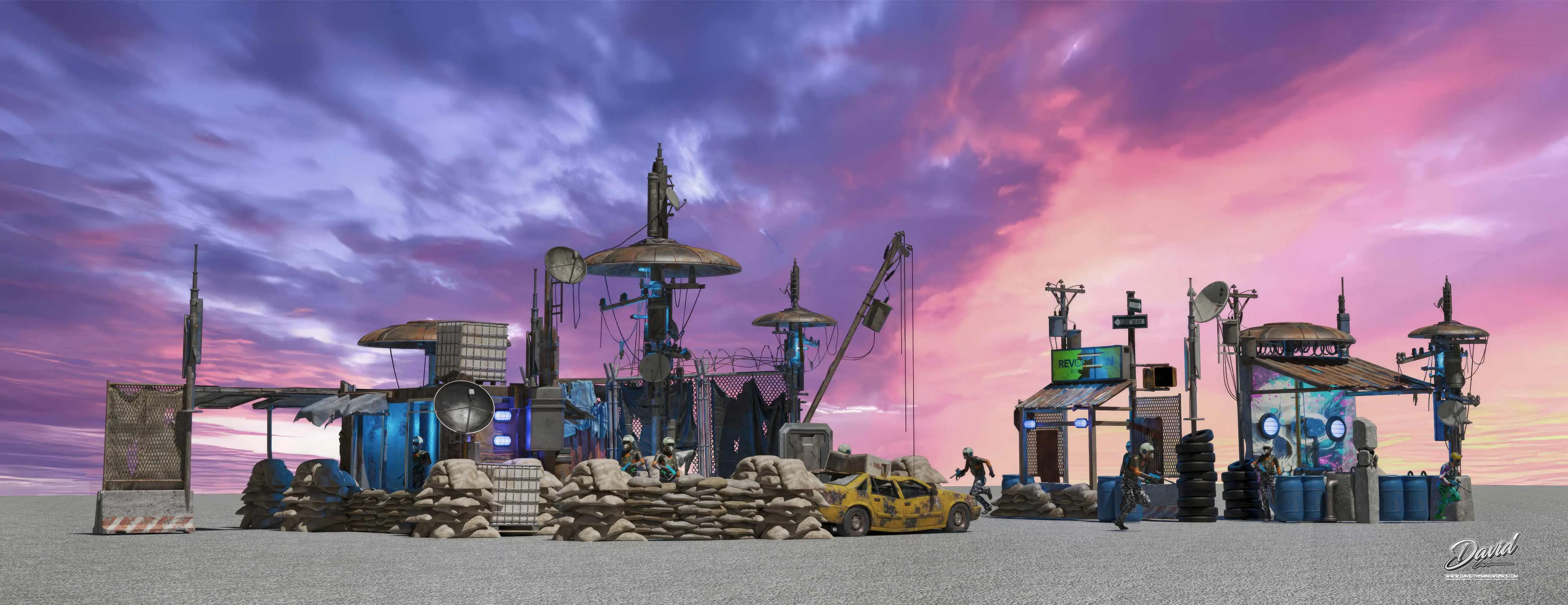 paintball arena design adventure park development