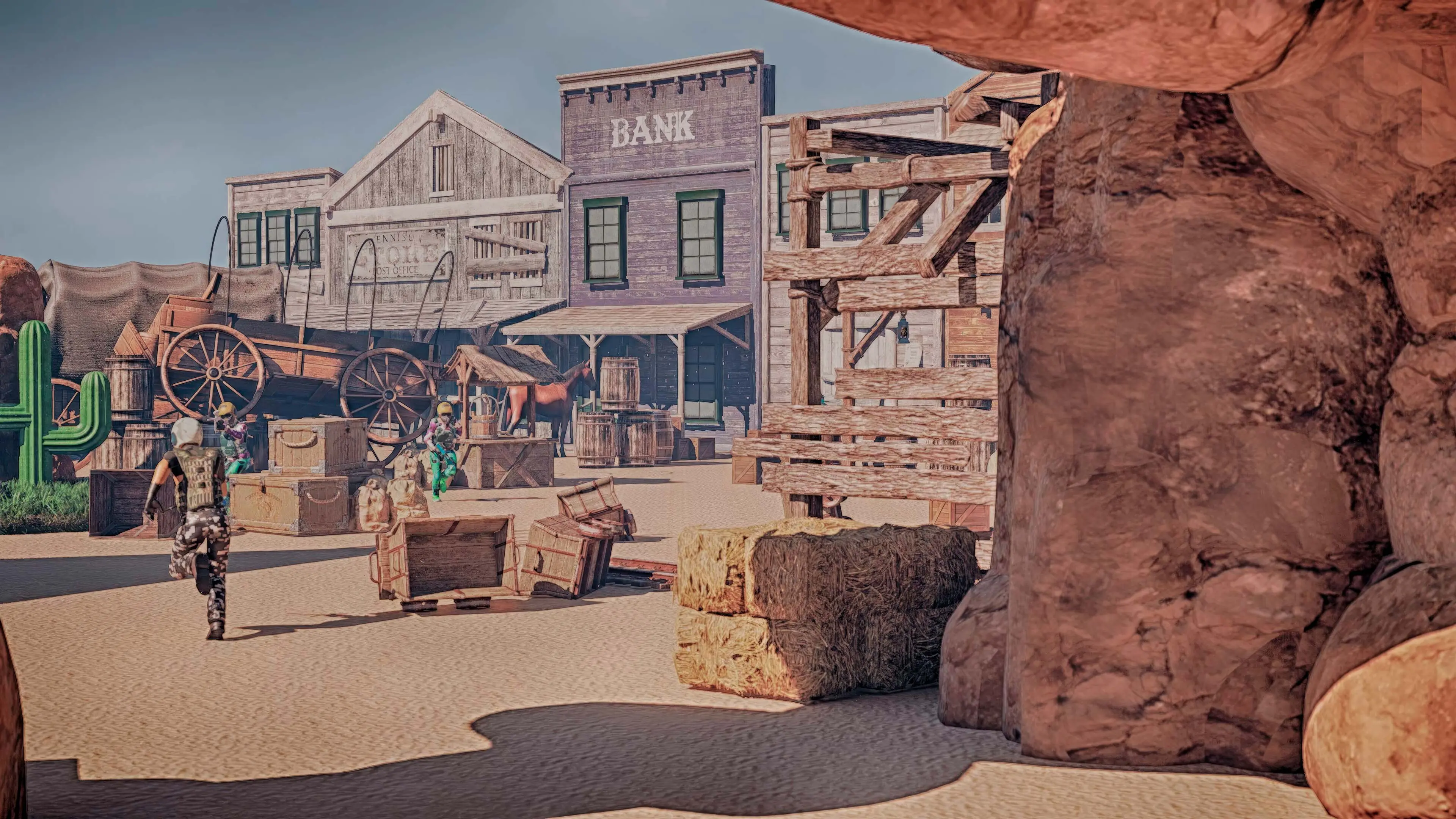 immersive battle environments outdoor paintball design