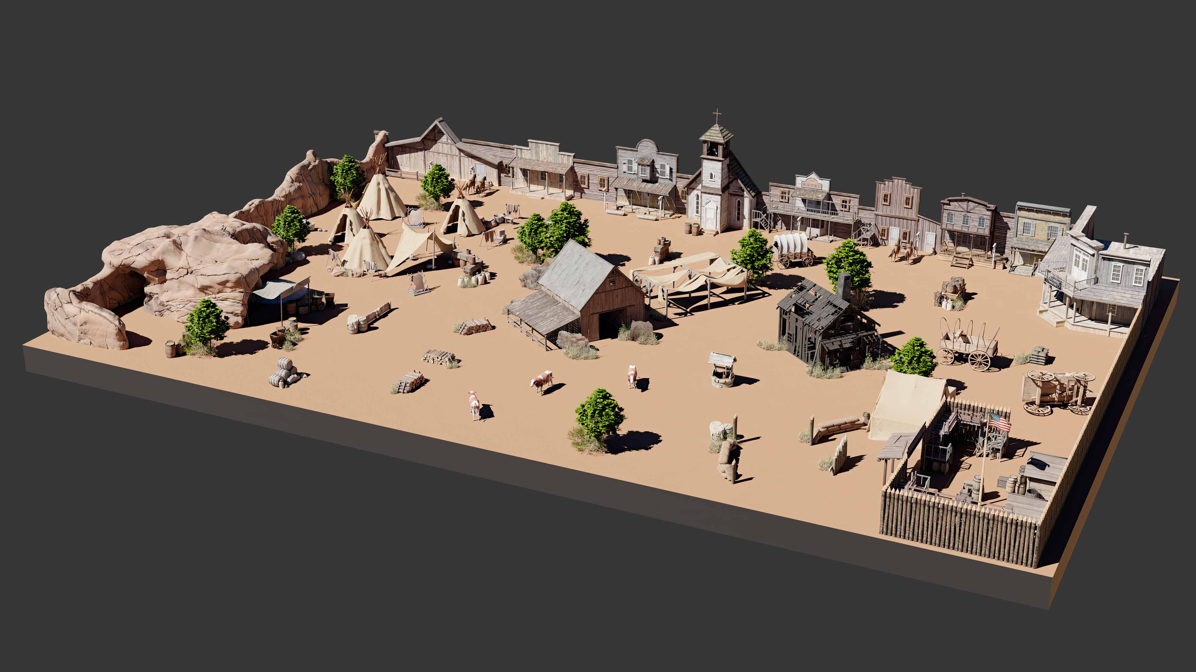 adventure park development themed paintball park design