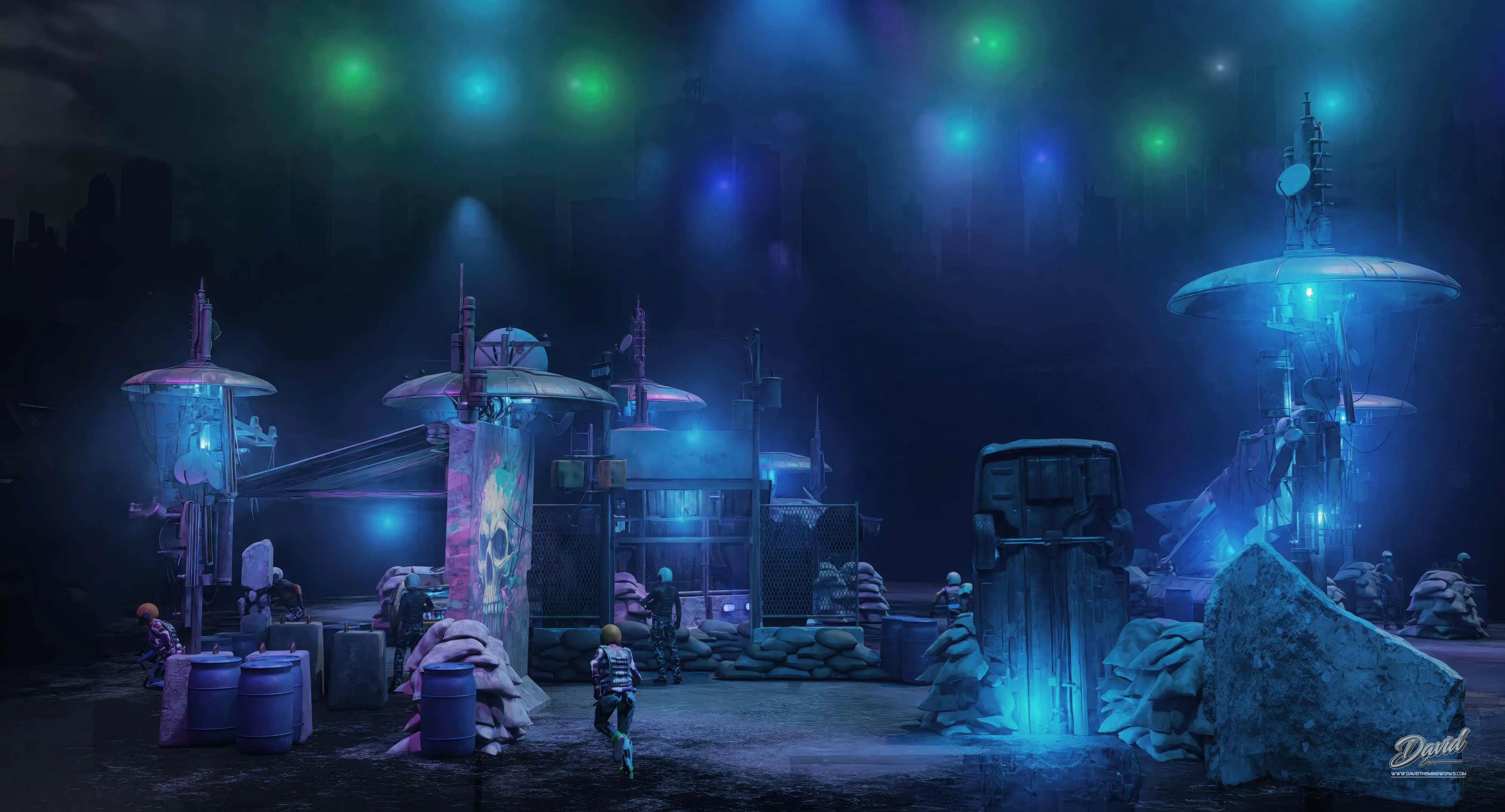 themed combat zones tactical field design