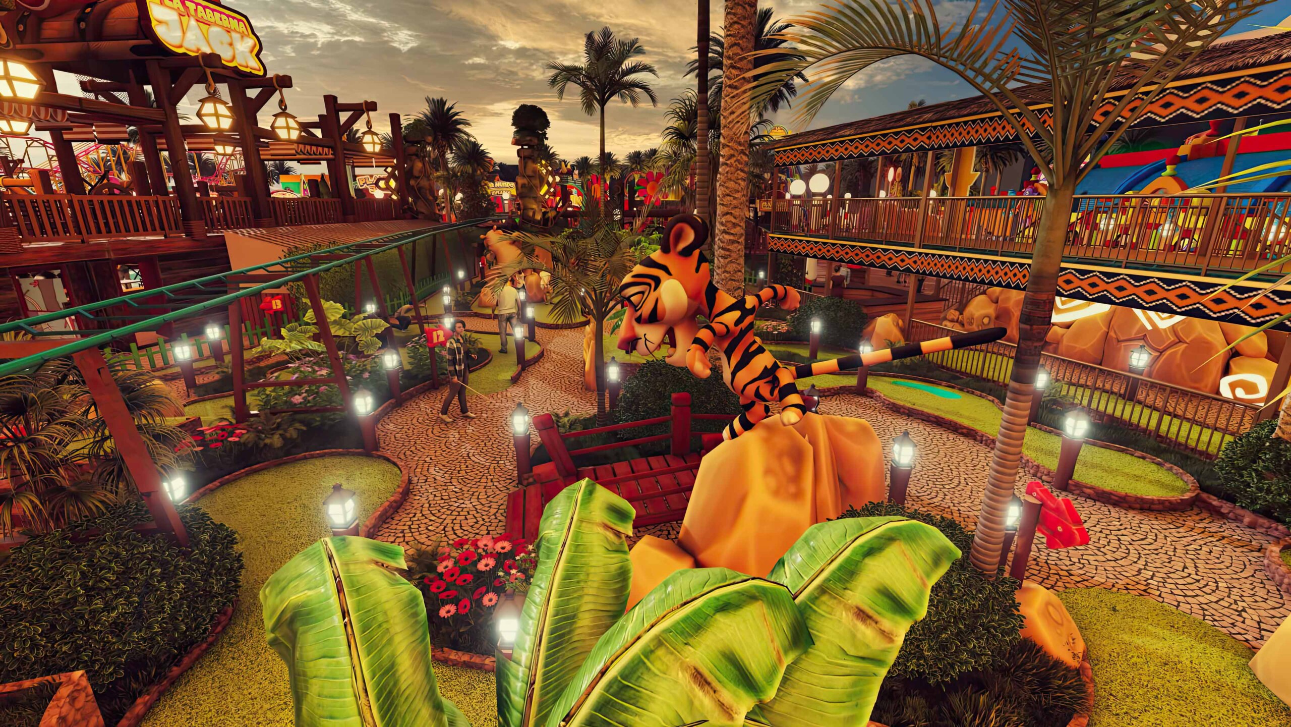 Thématisation des parcs de mini golf