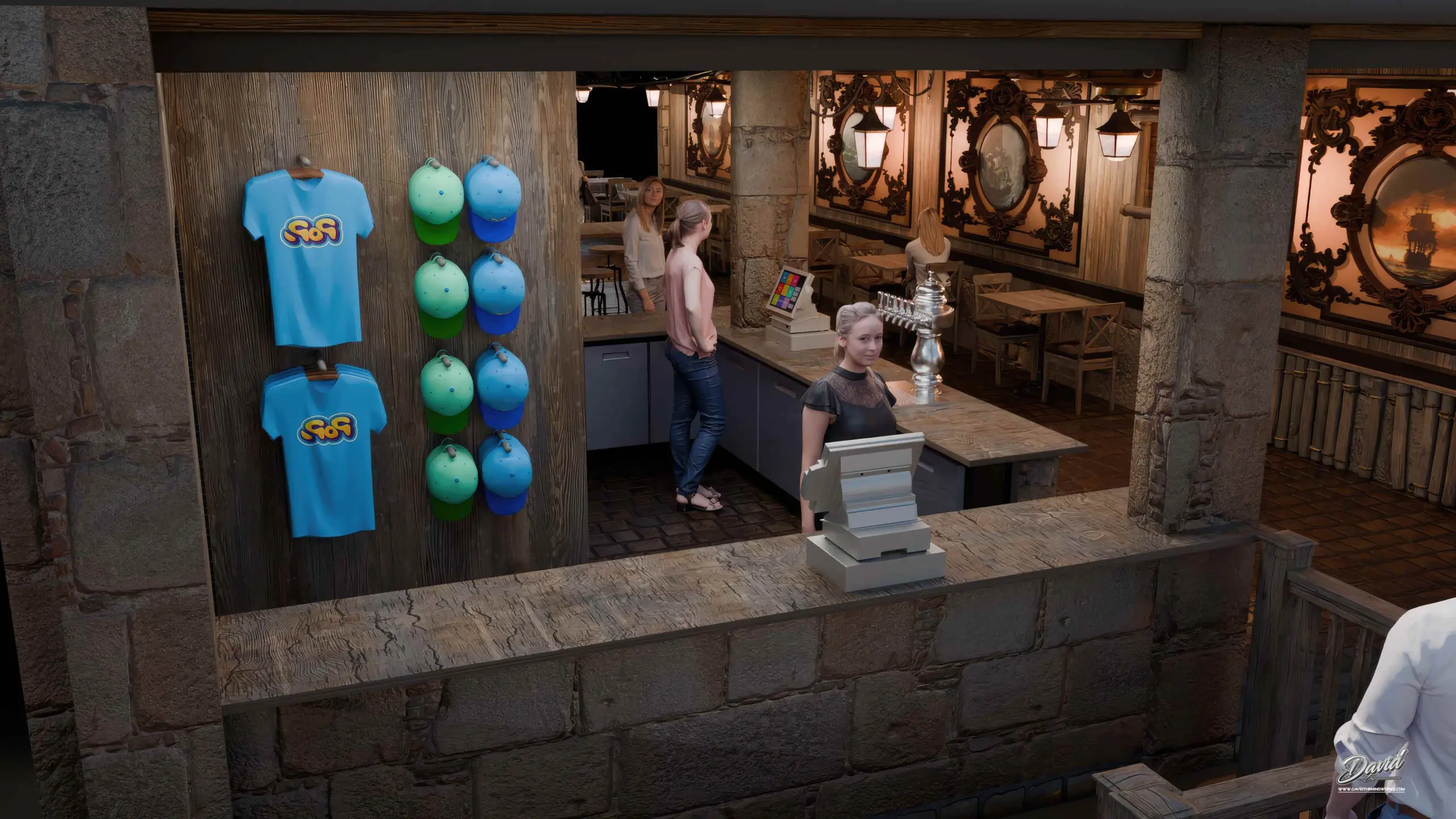 amusement park restaurant design and construction