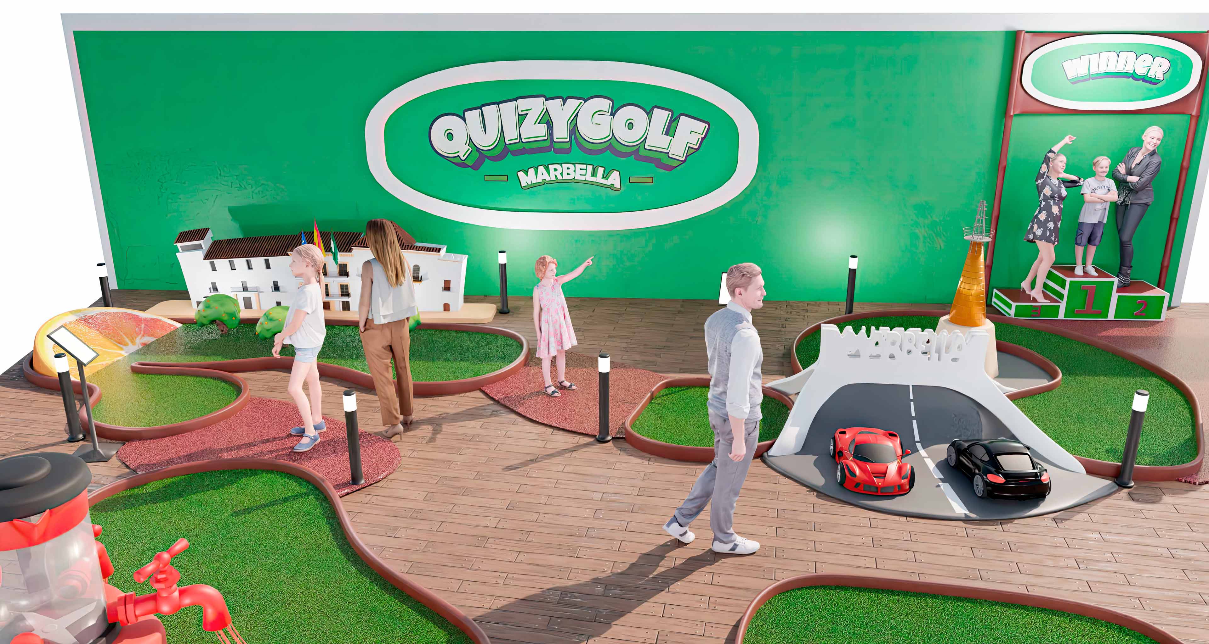 conception de parc de mini-golf construction d'un parc de mini-golf