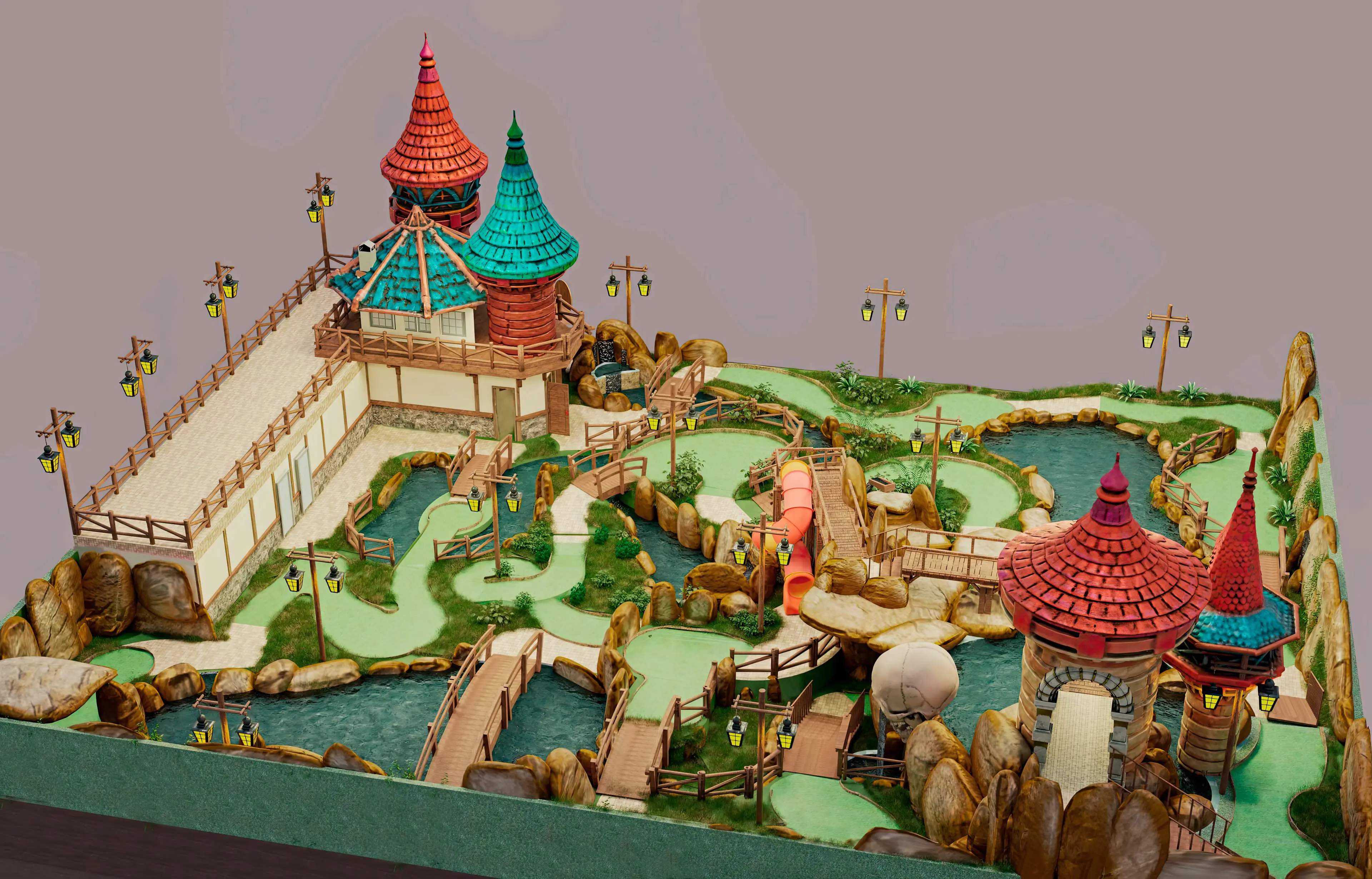 conception et construction de mini-golfs conception de parc de mini-golf
