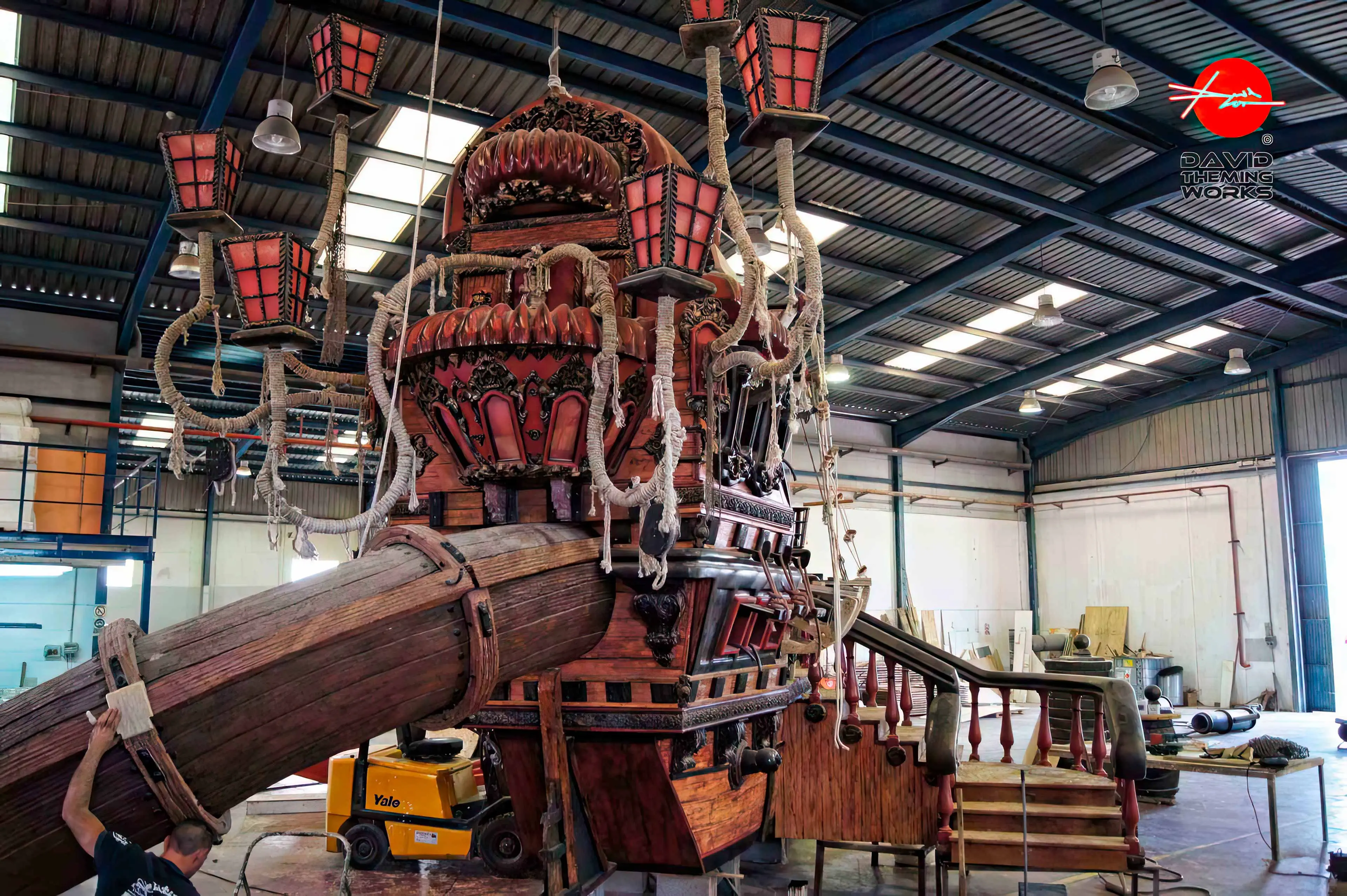 Conception et construction de bateaux pirates pour piscines Modèle de bateau pirate pour piscines