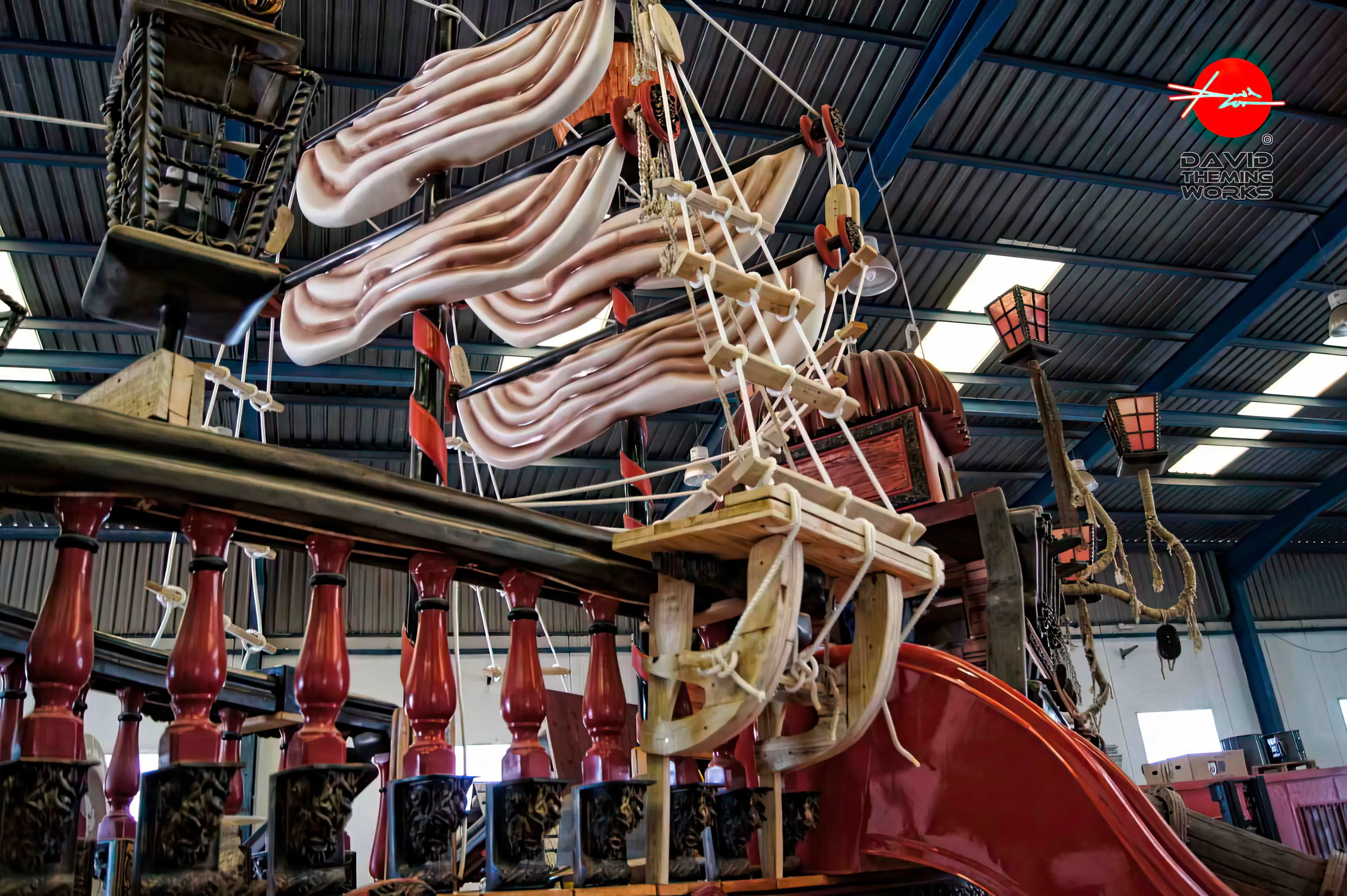 Modèle de bateau pirate pour piscines Conception et construction de bateaux pirates pour piscines