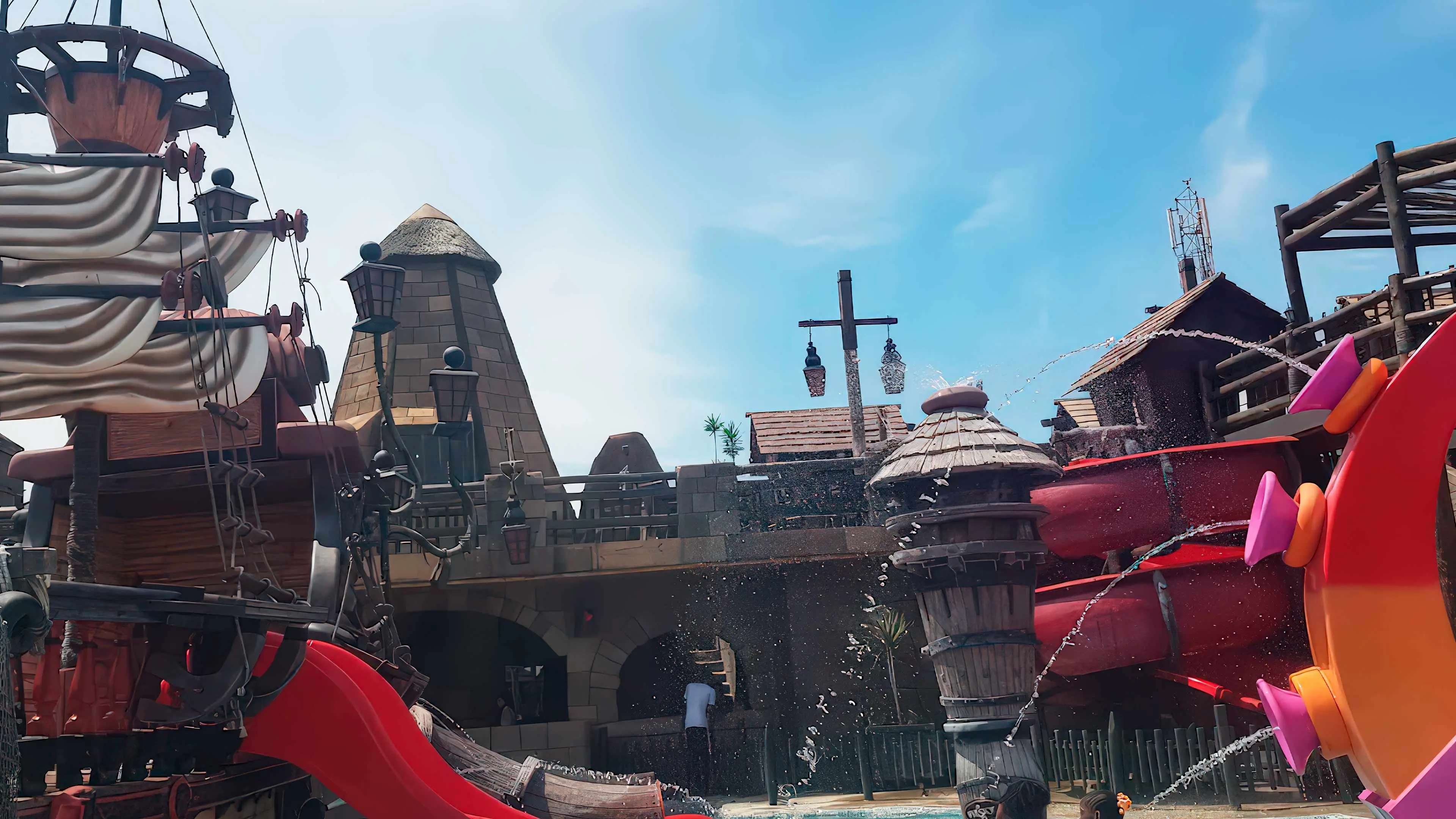 Modèle de bateau pirate pour piscines Conception et construction de bateaux pirates pour piscines