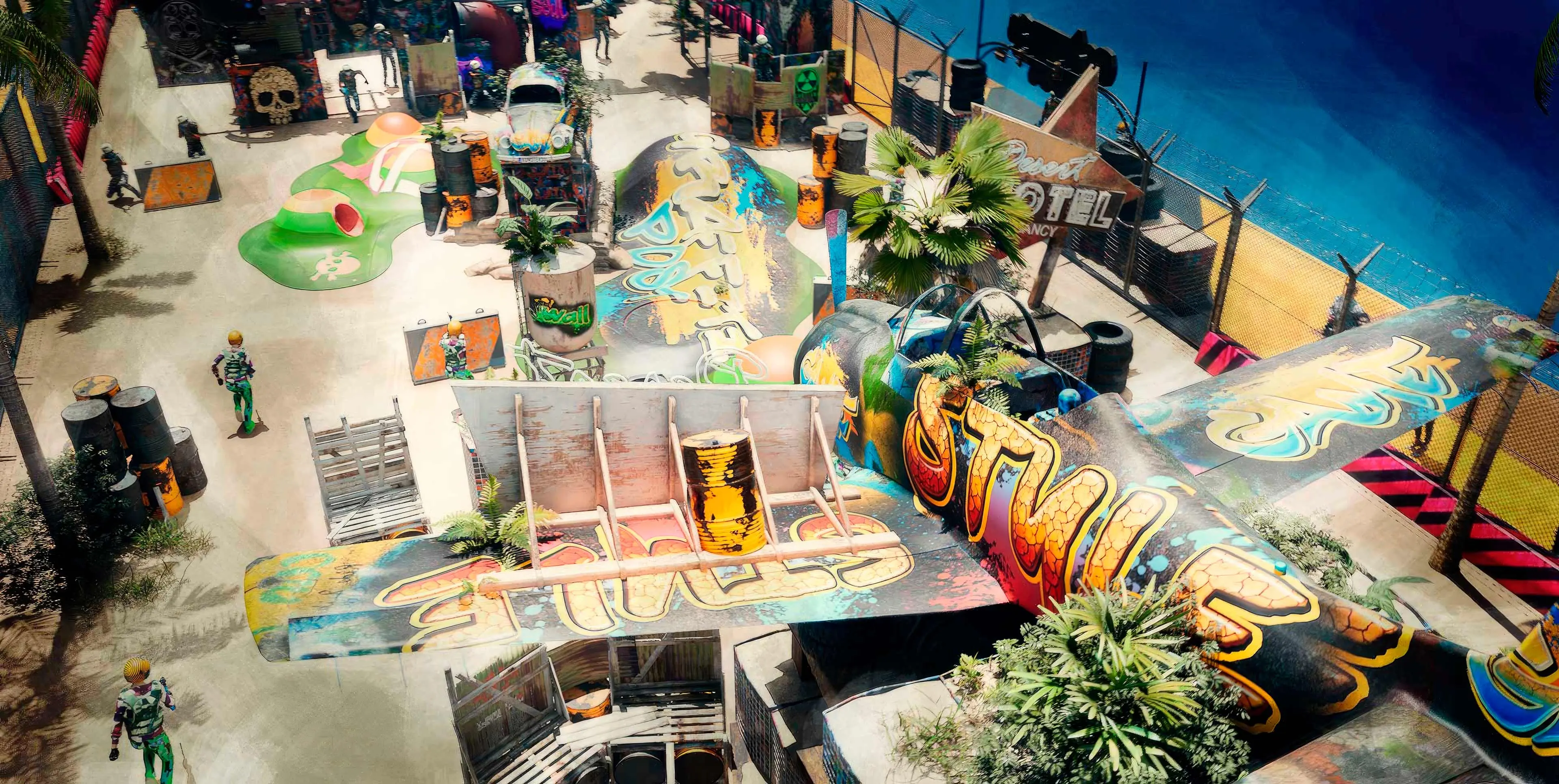 conception d'un parc de paintball construction de terrains de paintball