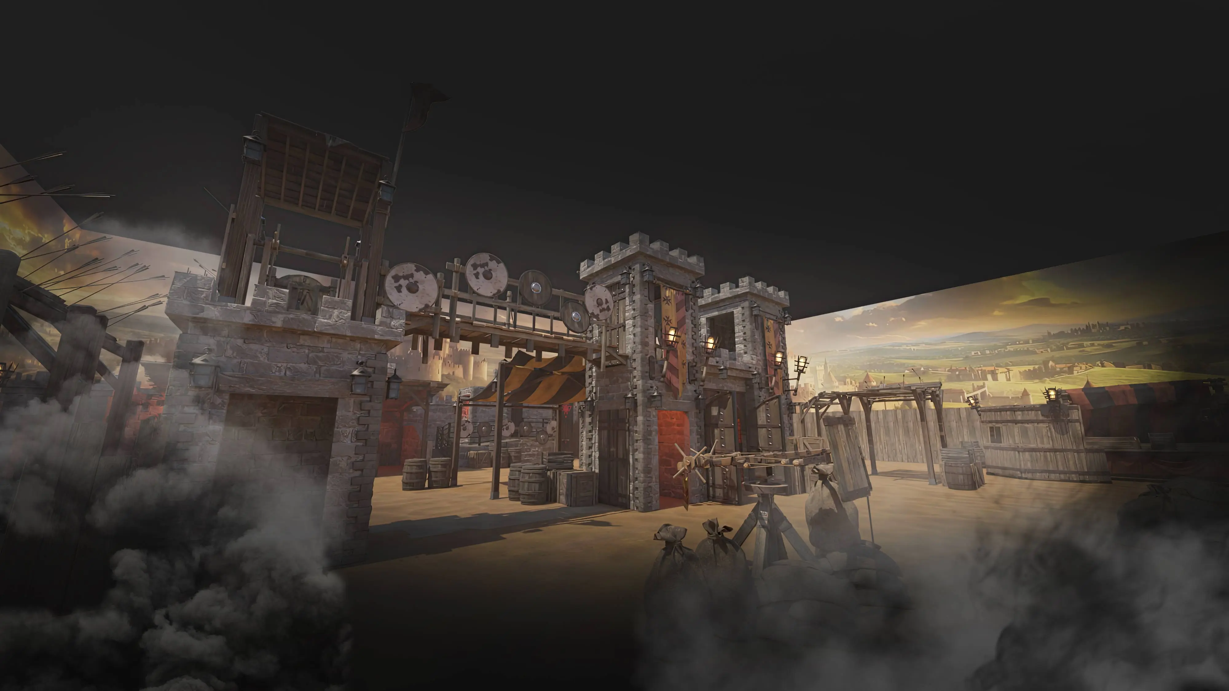 construction de terrains de paintball conception d'un parc de paintball