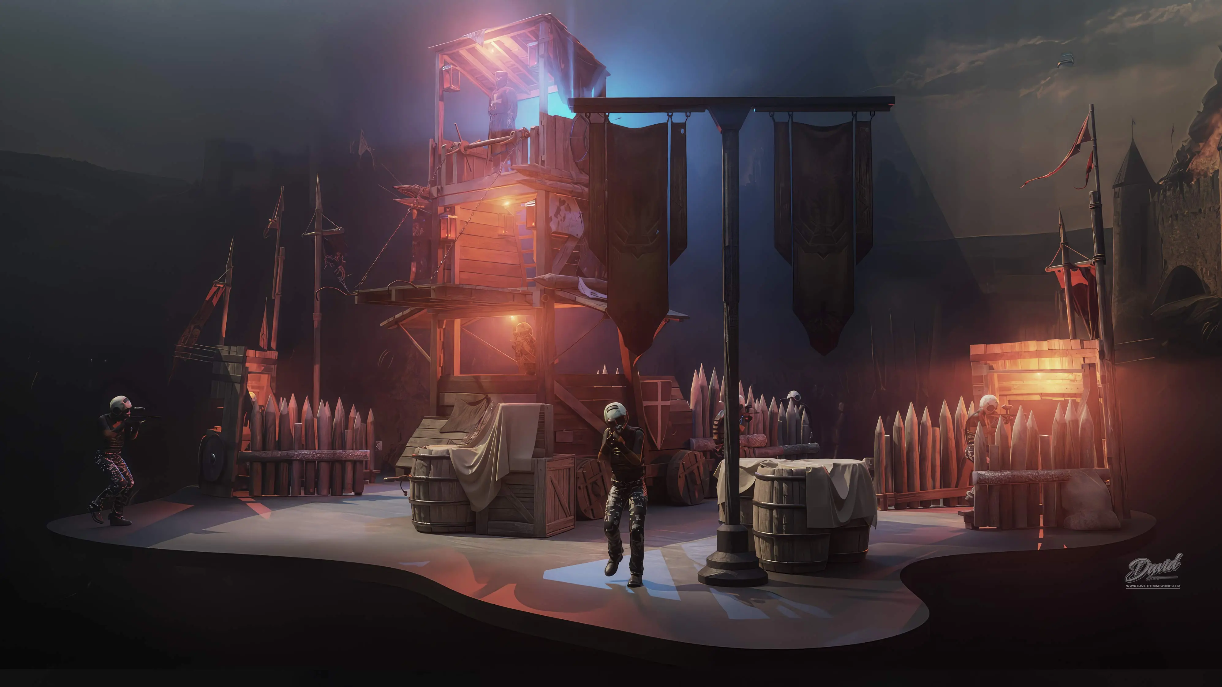 conception d'un parc de paintball construction de terrains de paintball