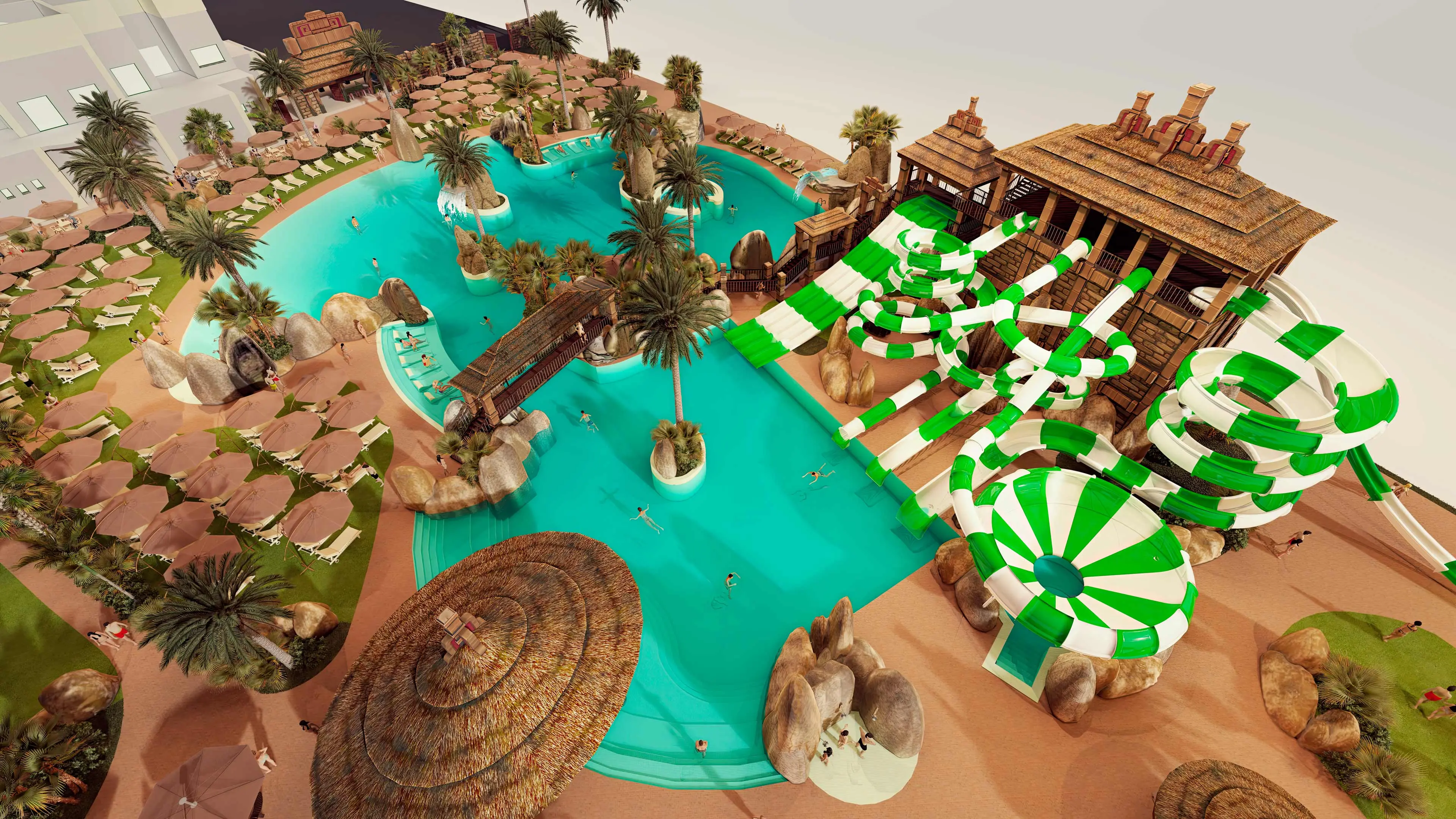 conception de parc aquatique conception de parcs aquatiques avec toboggans et de piscines à thème