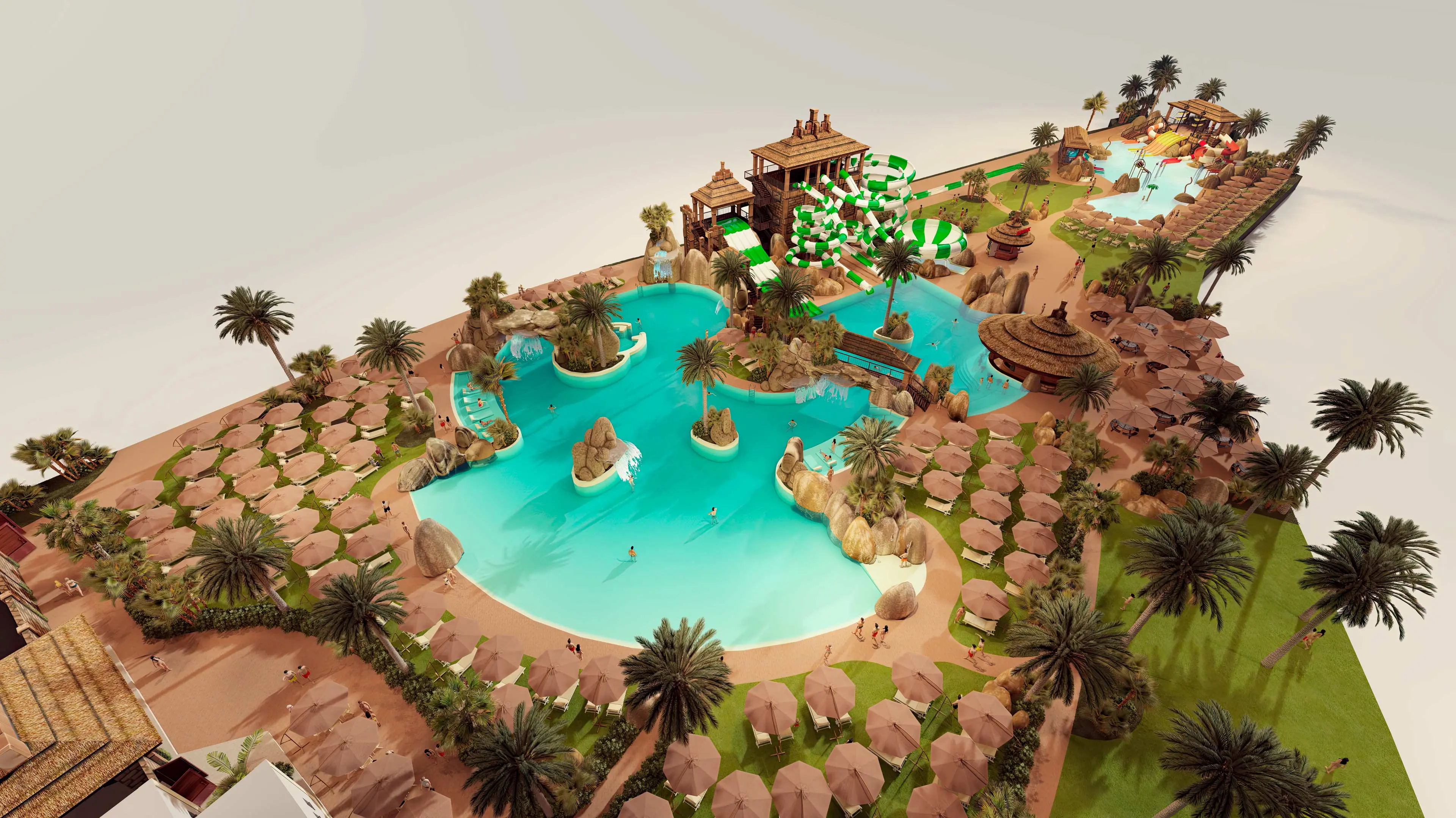 conception de parc aquatique conception de parcs aquatiques avec toboggans et de piscines à thème