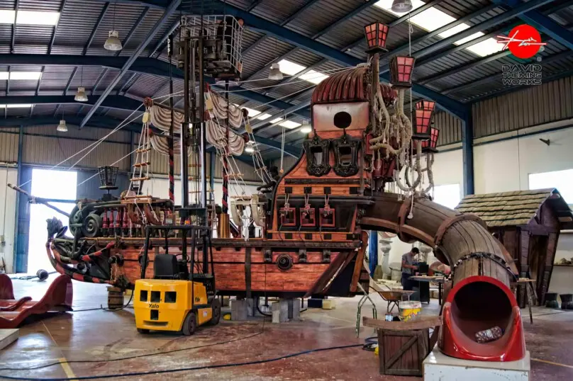 , navio pirata para piscinas familiares, navio pirata para piscinas para crianças.