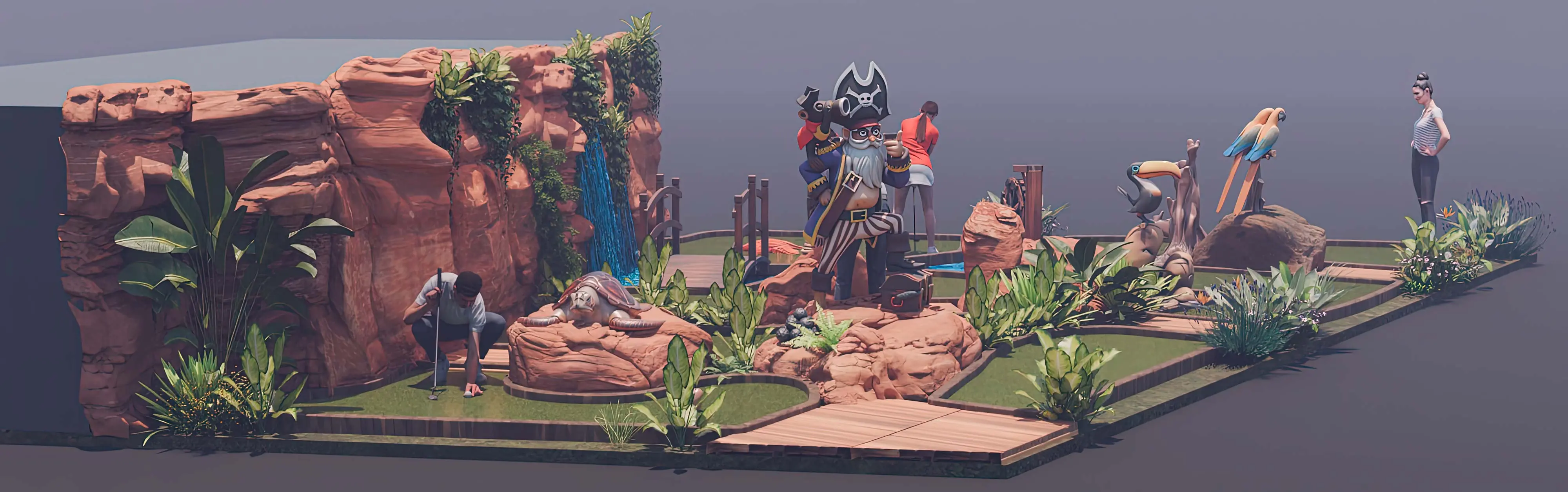 projeto e construção de minigolfe construção de minigolfe