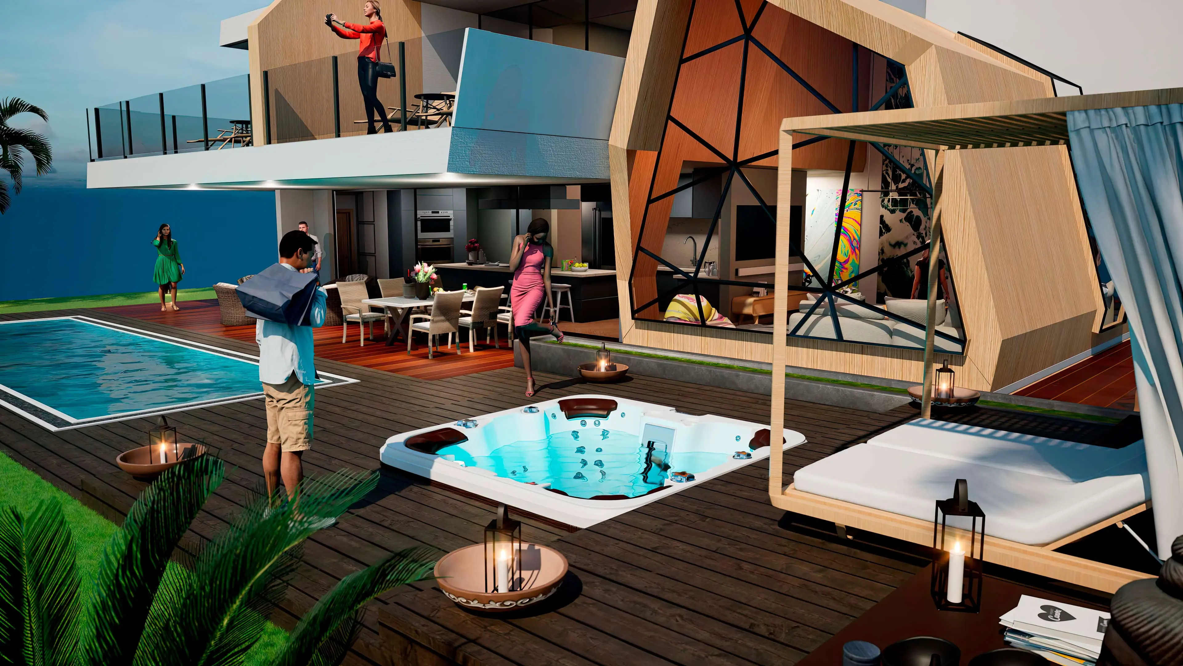 design de casa futurista design futurista