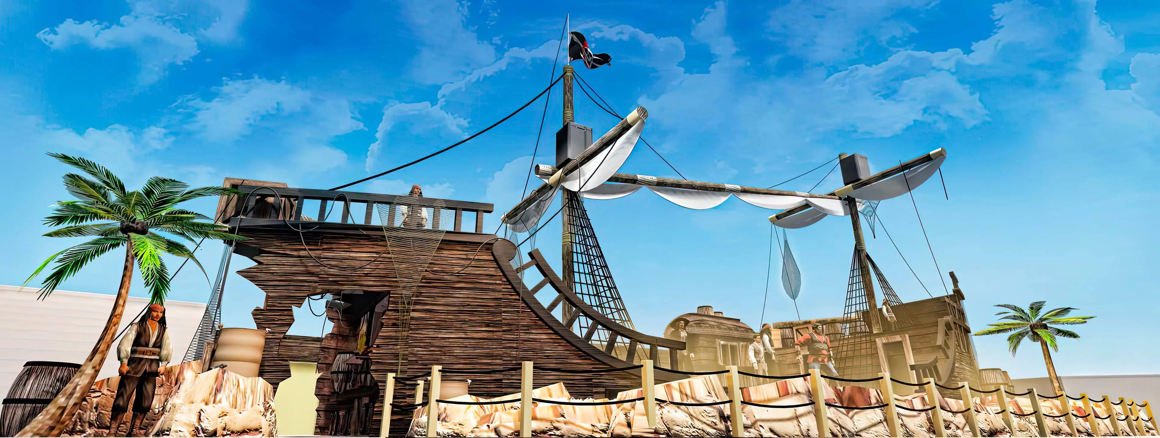 Projeto e construção de palcos temáticos para festivais de música. Projetode palcos temáticos para festivais de música.