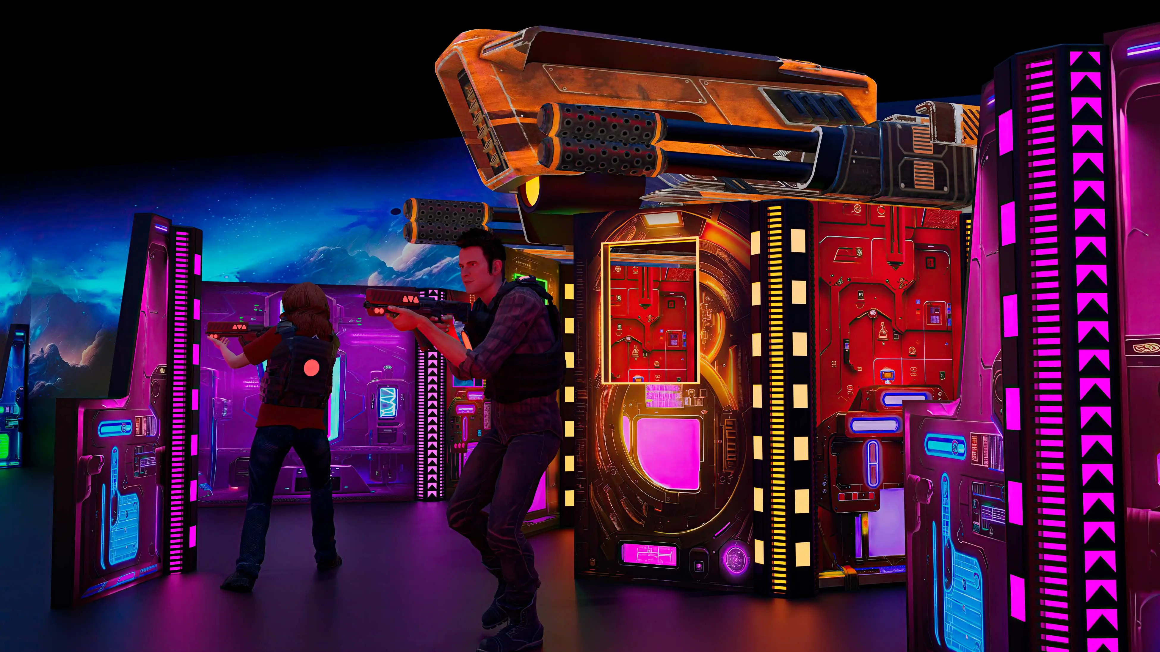 Projeto e construção de parques de laser tag construção de parques de laser tag