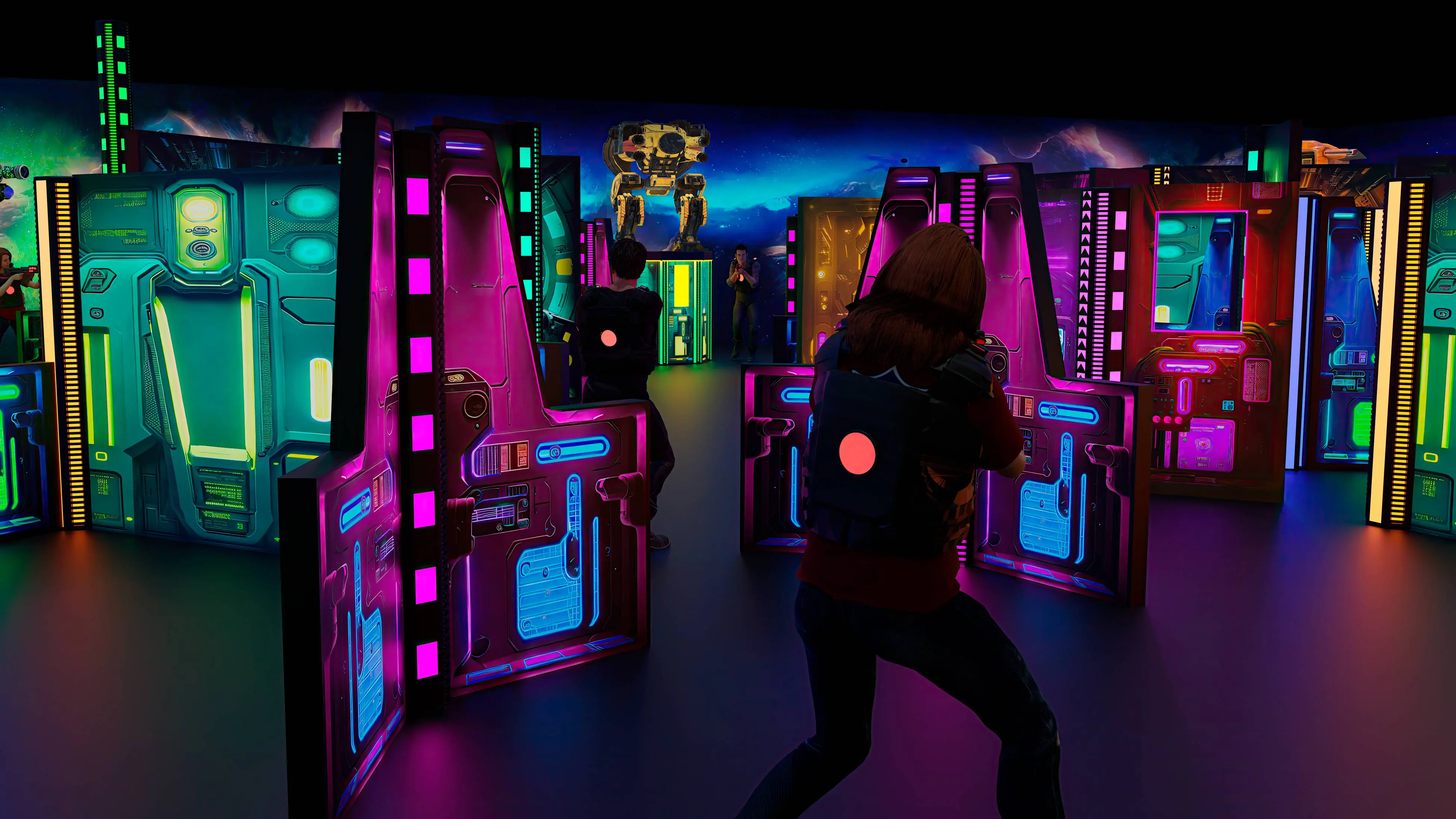 Projeto laser tag Projeto e construção de parques de laser tag