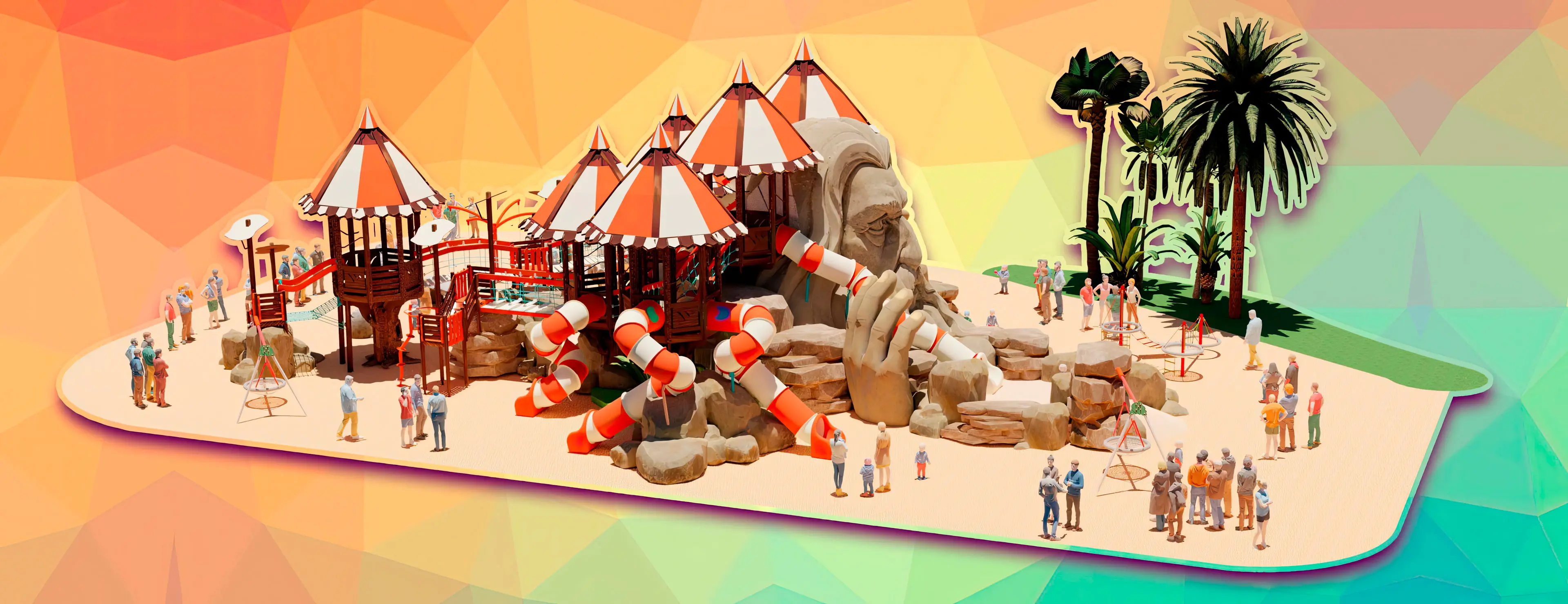 Projeto e construção de parques temáticos infantis Projeto de parques temáticos infantis