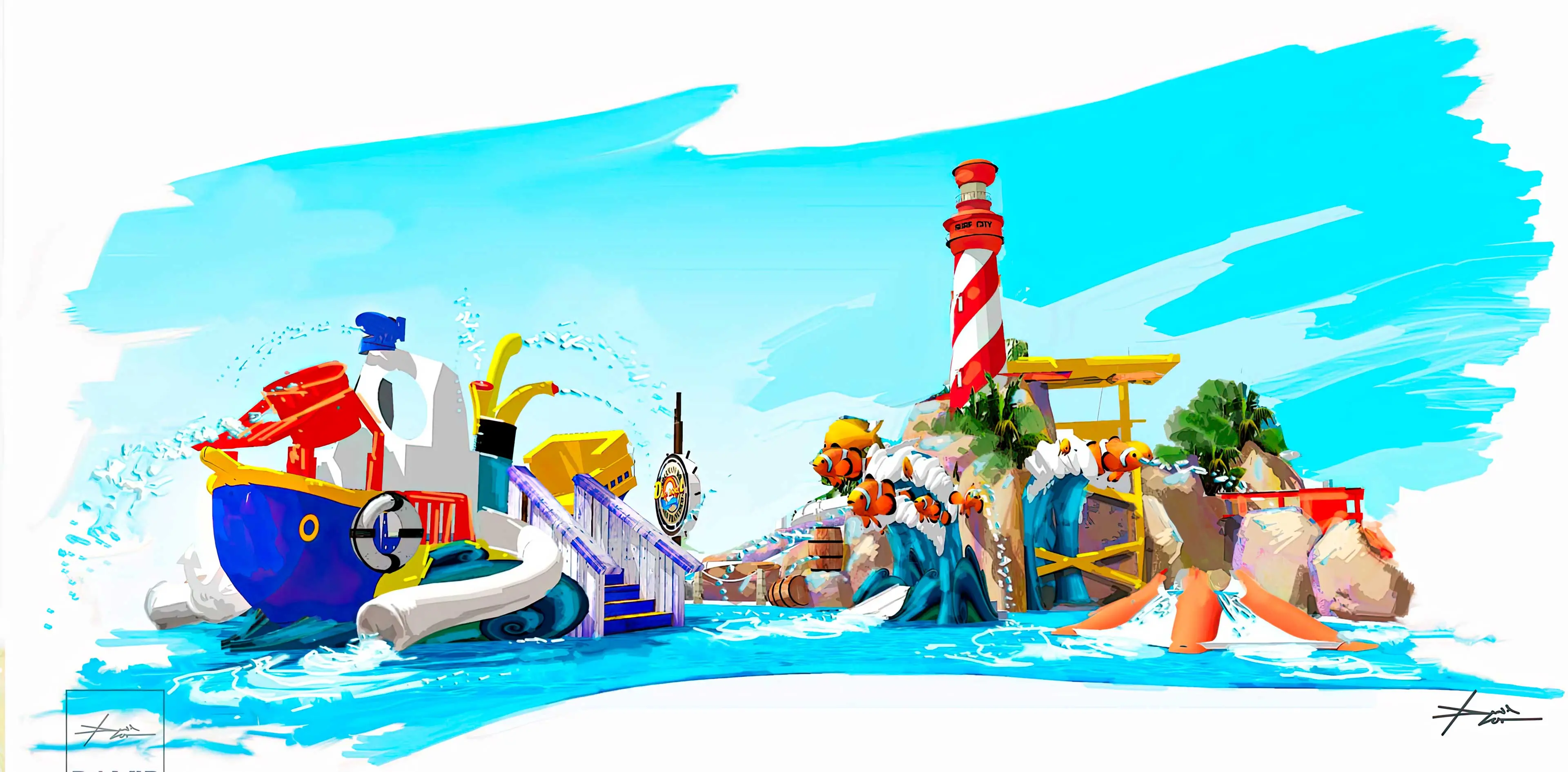 design de piscina temática projeto de piscina