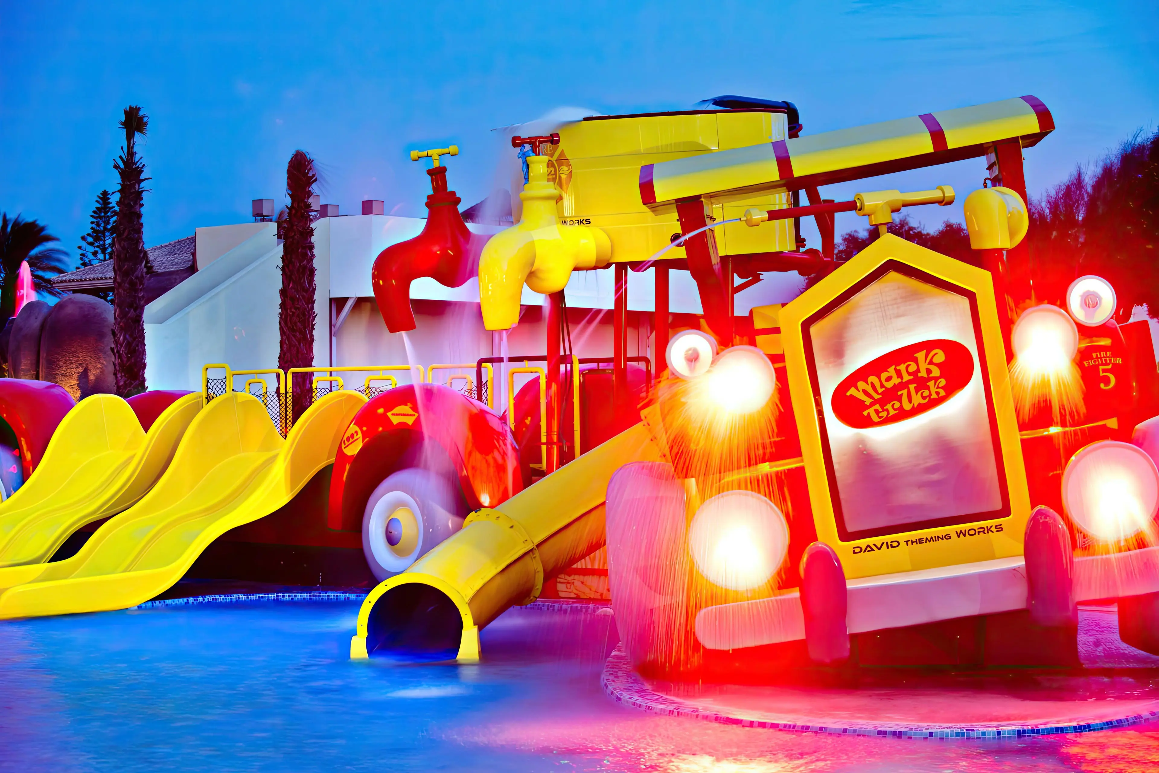 Equipamento de recreação infantil para parques aquáticos Projeto de parque infantil para piscinas