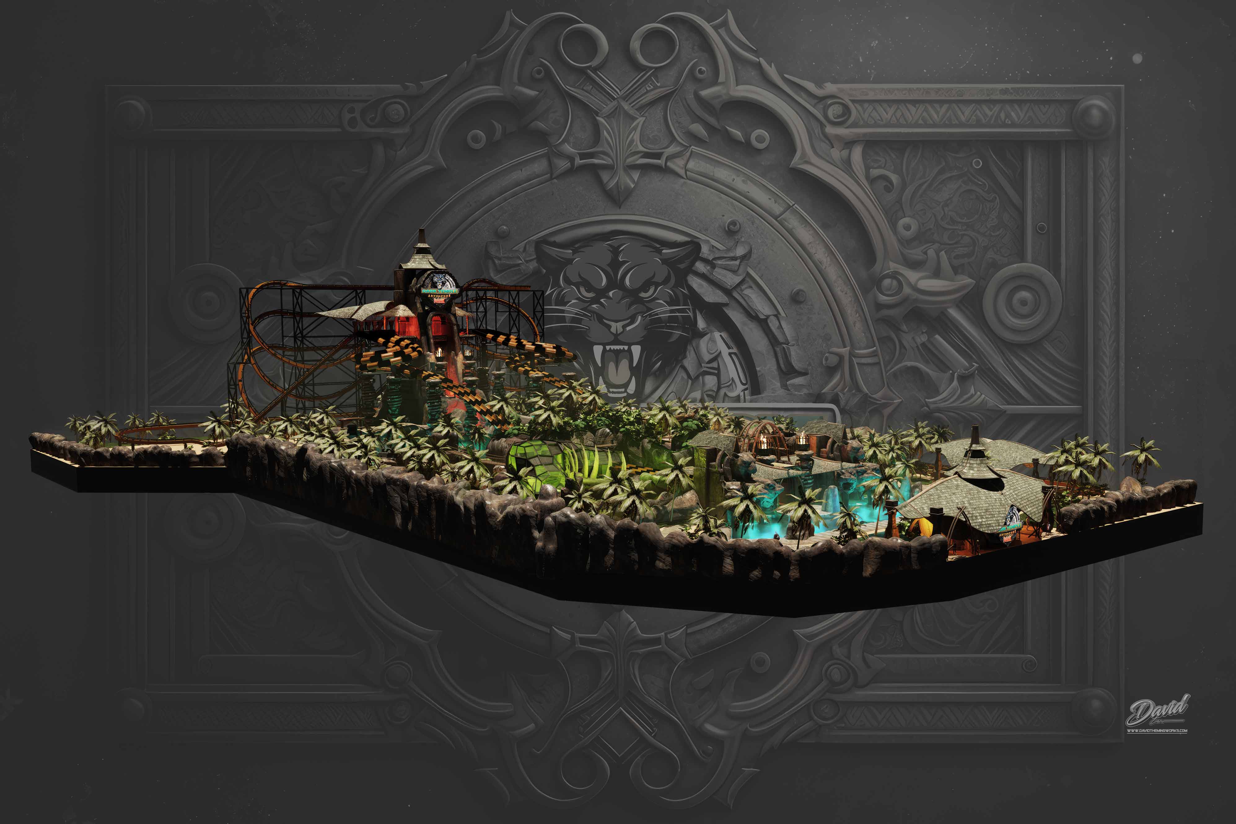 projeto de parque de paintball criação de parques temáticos de aventura