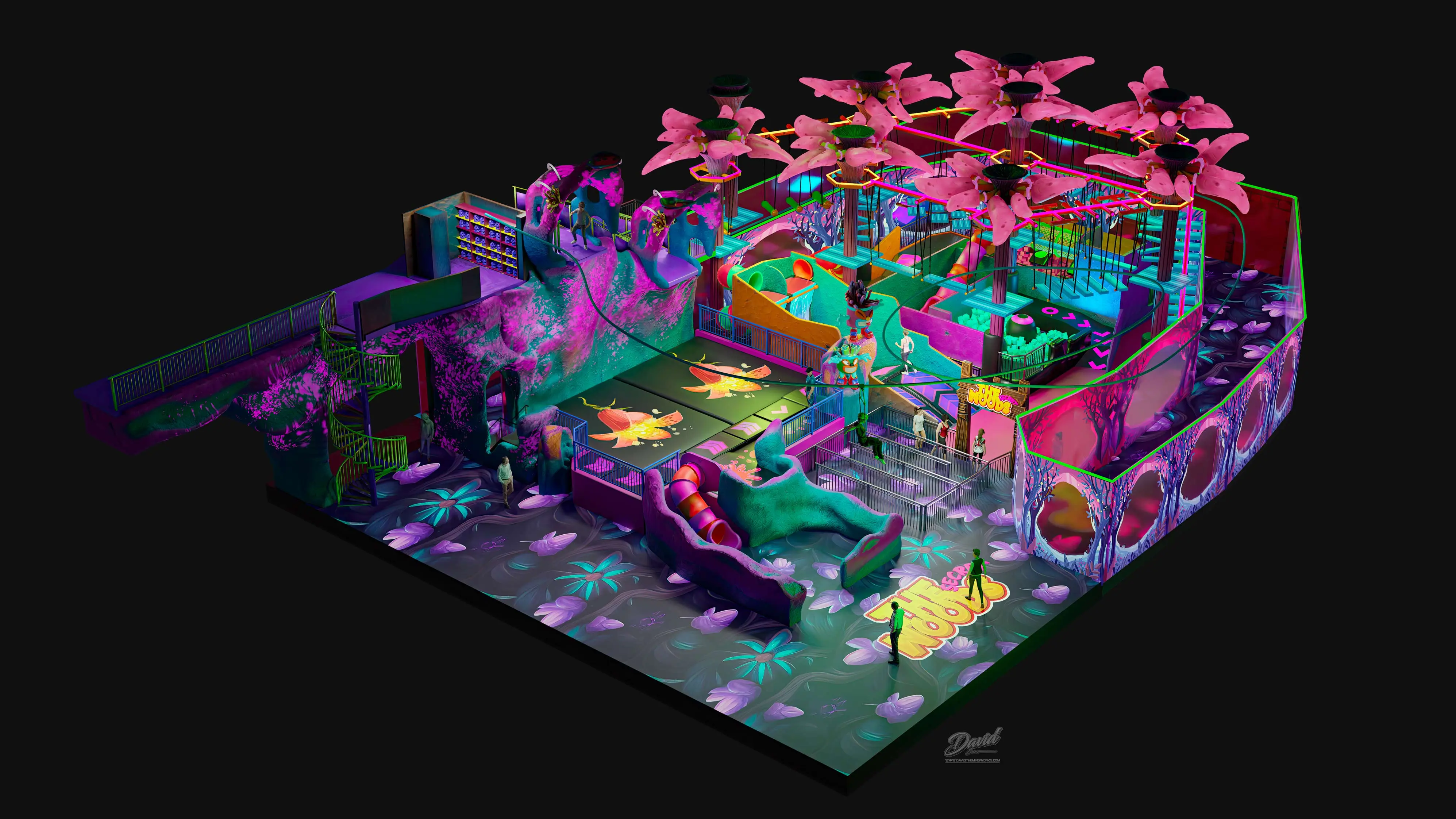 projeto de parque de paintball construção de parques de aventura