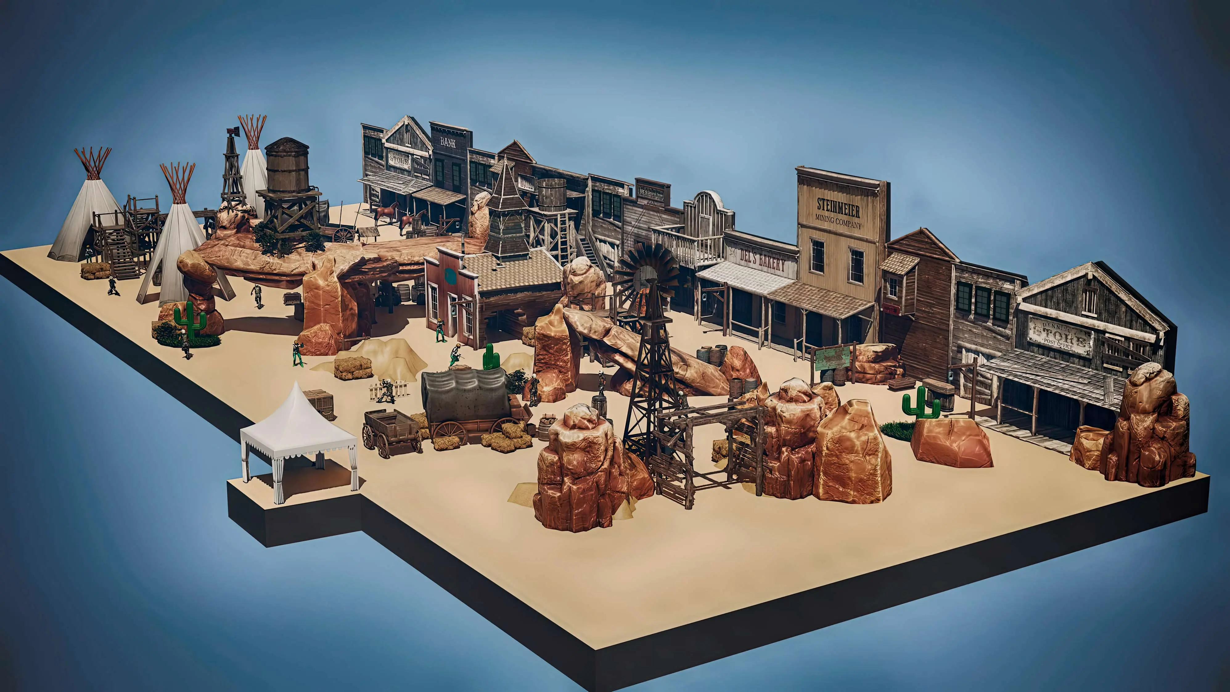 criação de parques temáticos de paintball projeto de parque de paintball