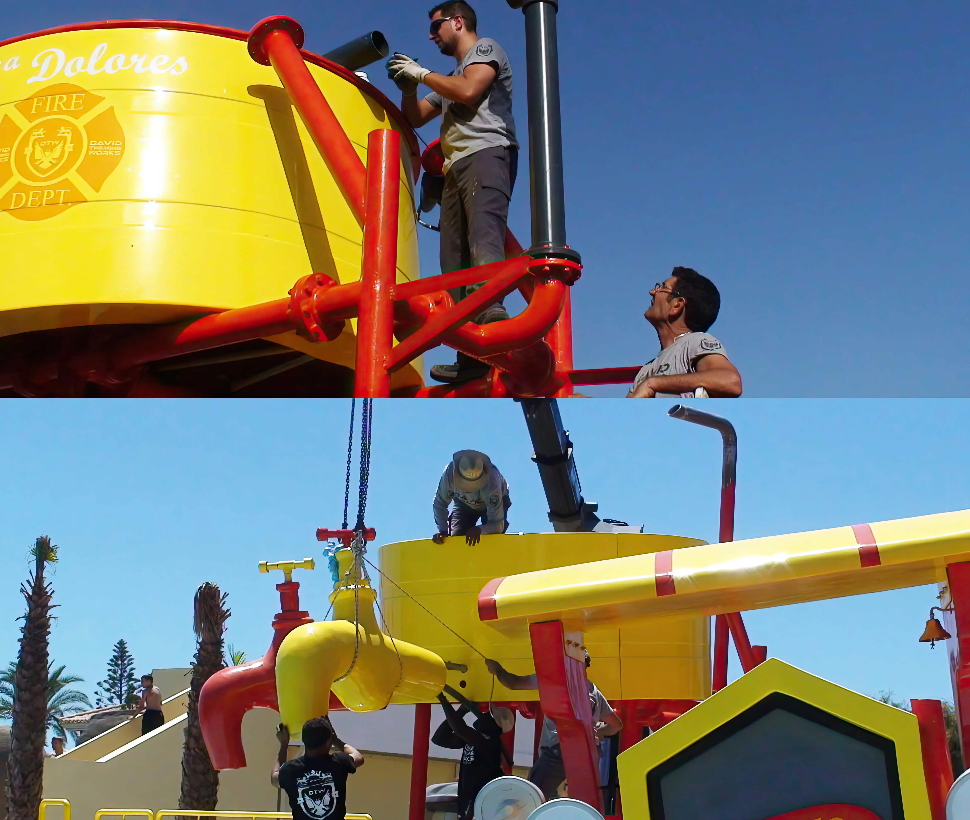 Construção de parques de diversões Construção de parques de diversões e parques temáticos