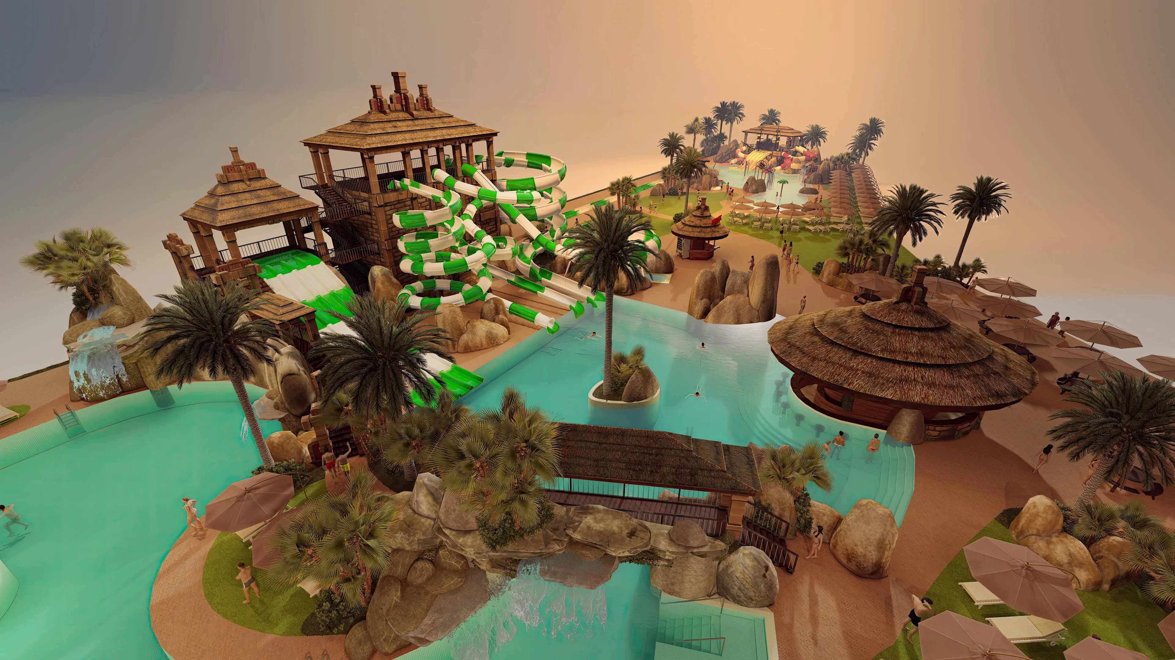 projeto de parque aquático projeto de parque