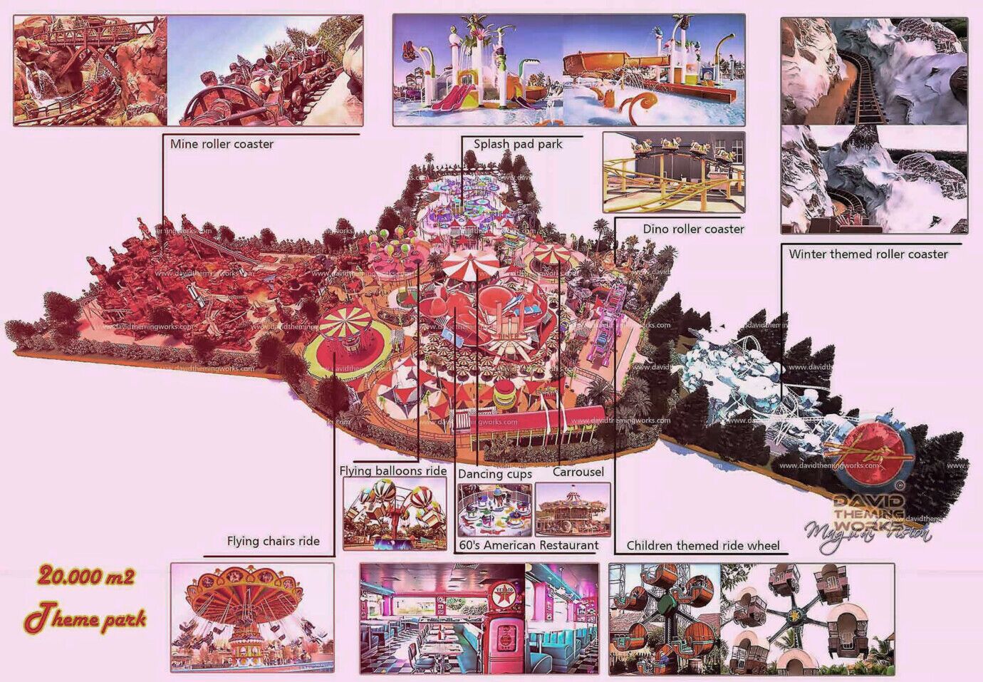 diseño de parque de atracciones 20.000m2-2