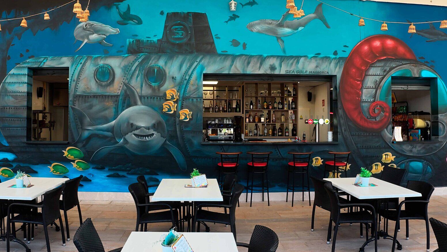 decoración temática para restaurantes infantiles  