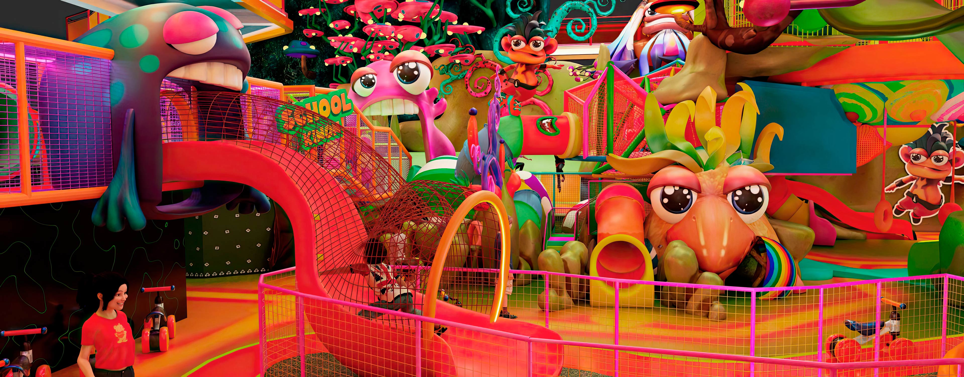 construcción de parques temáticos para niños al aire libre diseño de zonas recreativas infantiles exteriores