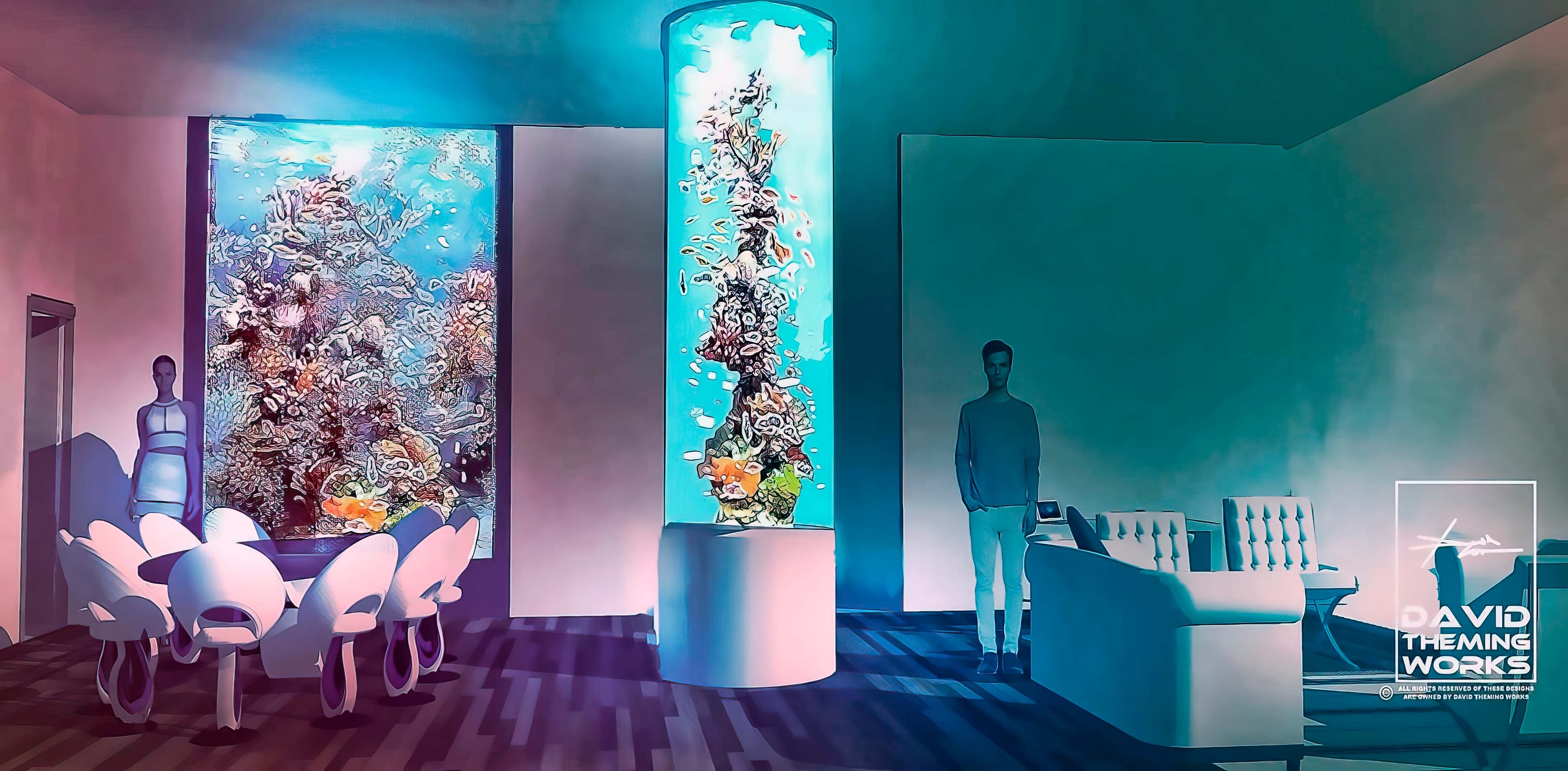 acuarios tematizados de alta gama diseño personalizado de acuarios de lujo